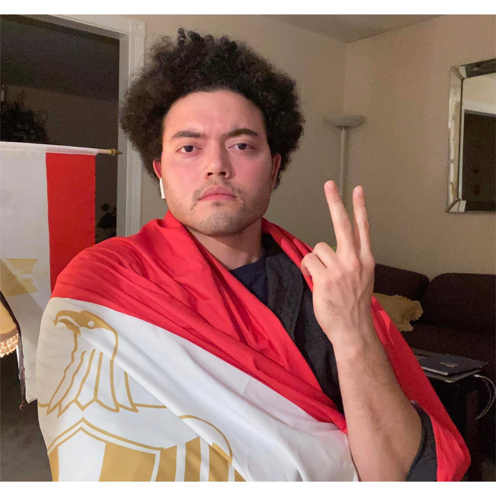 Aly has been outspoken against the Egyptian regime’s human rights abuses [Courtesy of Aly Mahdy]