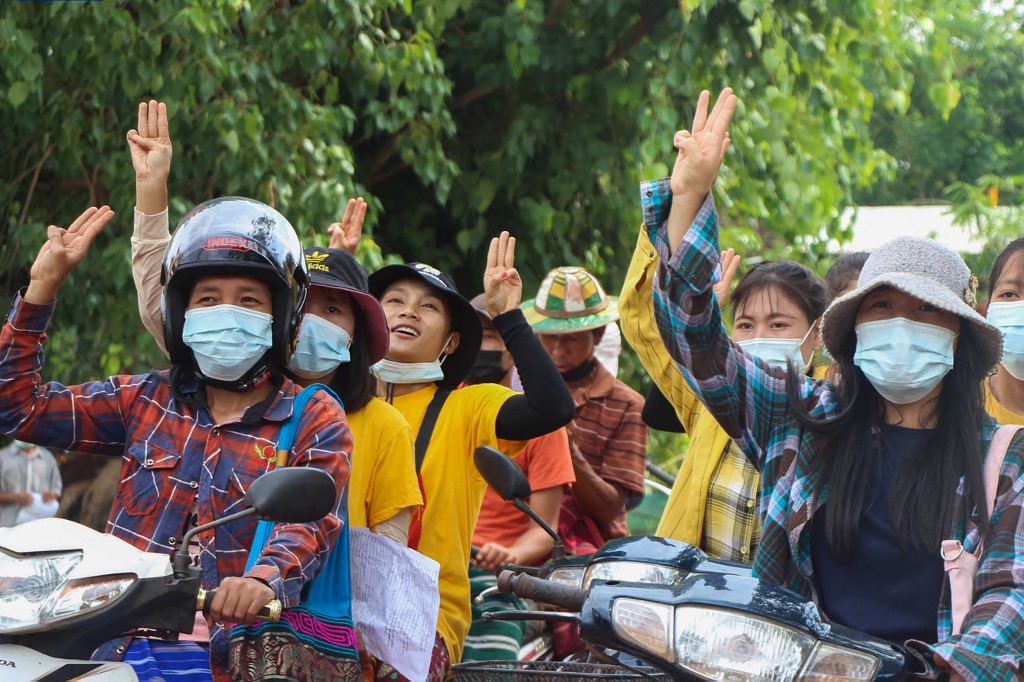 Protesters in Myanmar’s eastern Karen state remain defiant amid threats of violence and ‘abductions’ by security forces