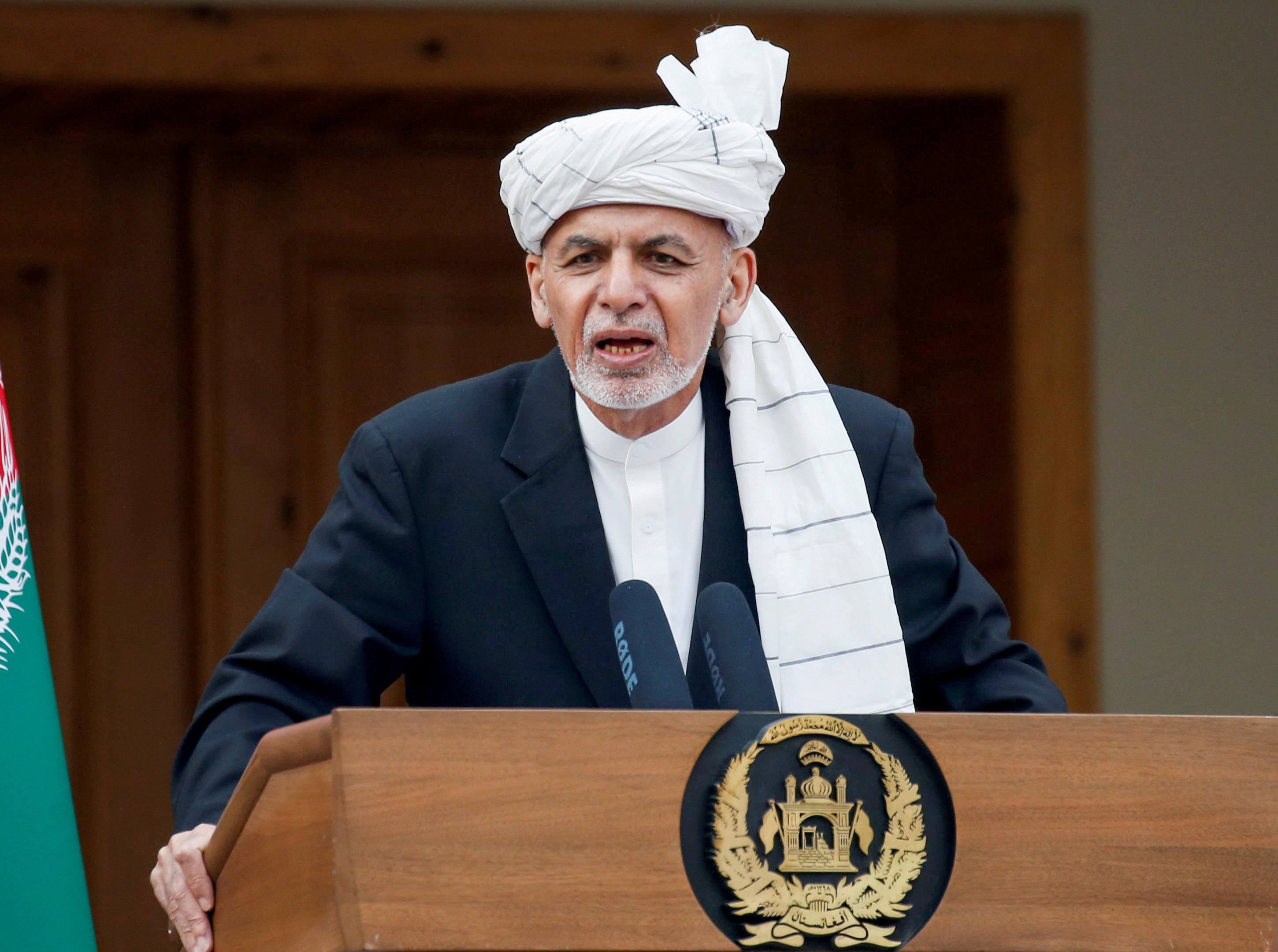 President Ashraf Ghani said extensive consultations have been held within the government and with international partners [File: Mohammad Ismail/Reuters]