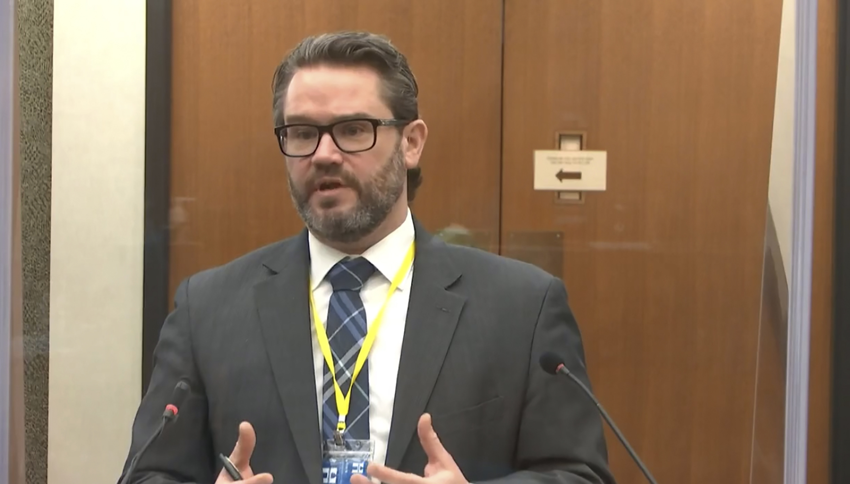 Defence lawyer Eric Nelson, Derek Chauvin’s lead lawyer, got Dr LindseyThomas to agree that being prone was not in itself sufficient to kill someone