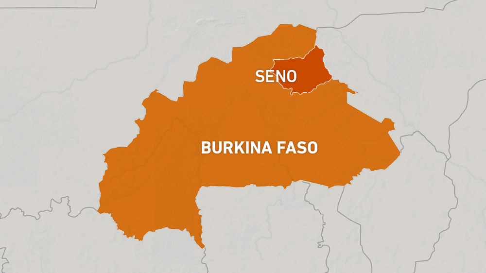 Burkina Faso map showing Seno province