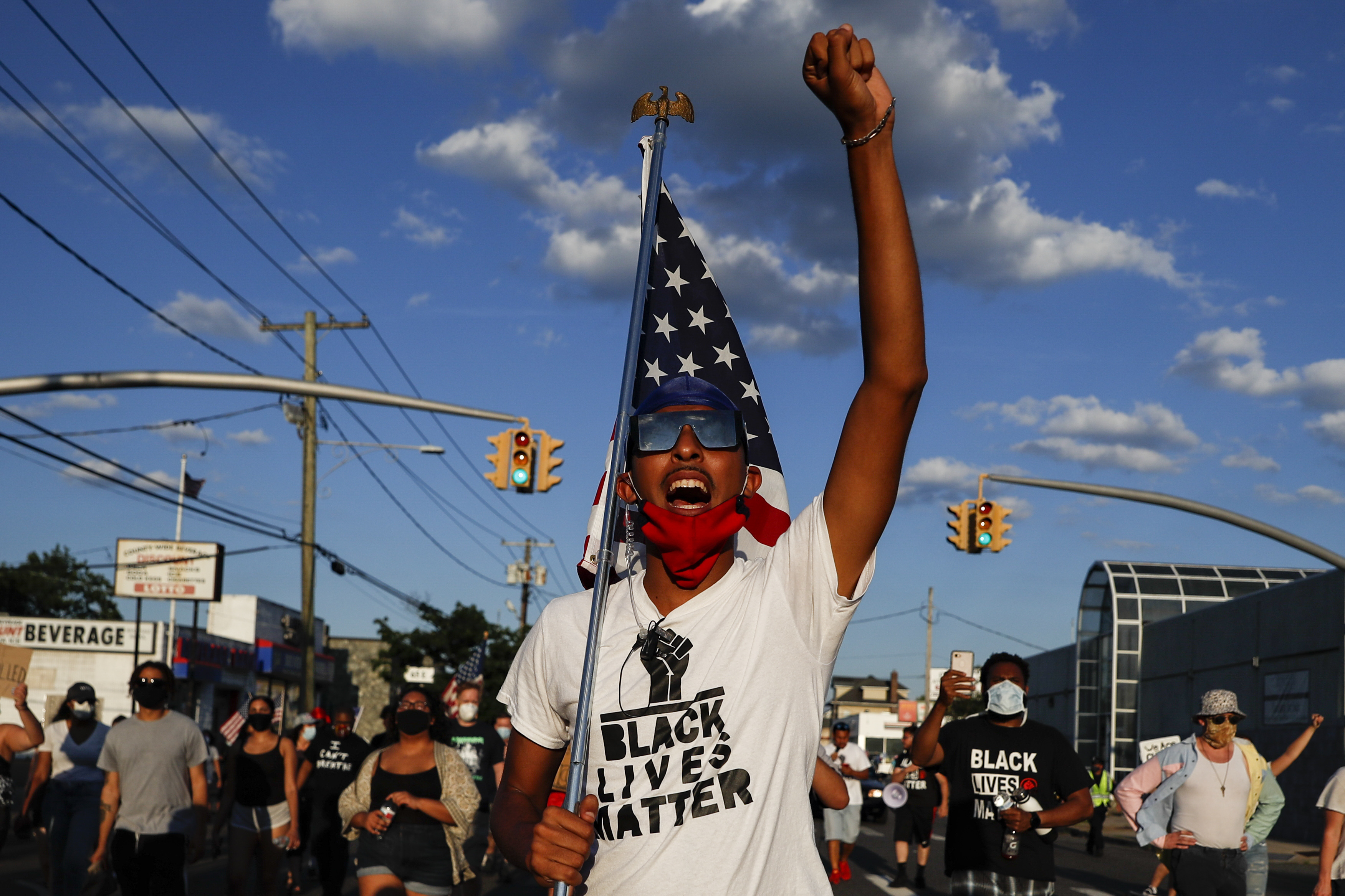 Black activists are fusing calls for racial justice with climate action and proposing what they call a Red Black & Green New Deal [File: John Minchillo/AP Photo]