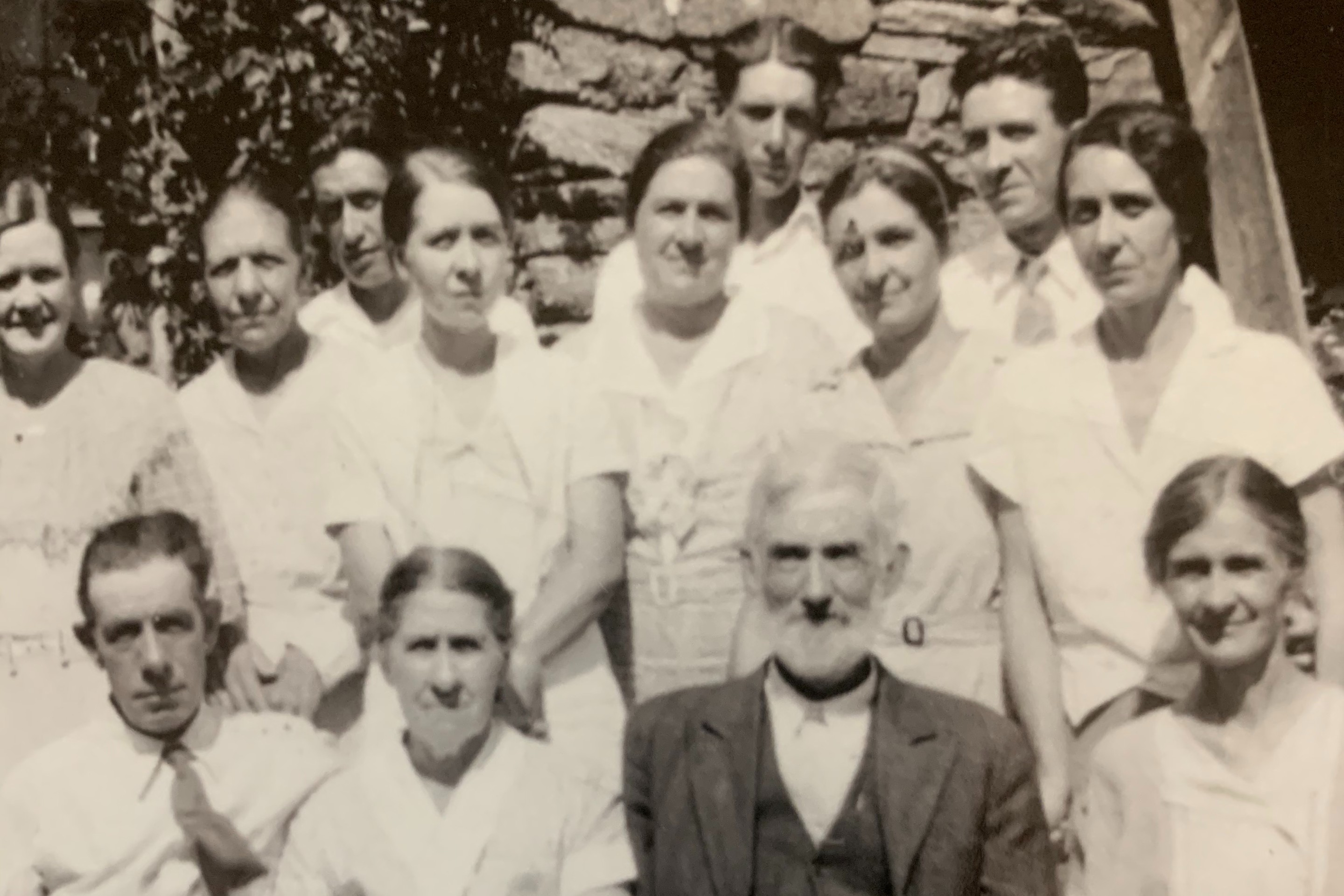 The writer's great-grandparents and their family [Photo courtesy of Ron Rash]