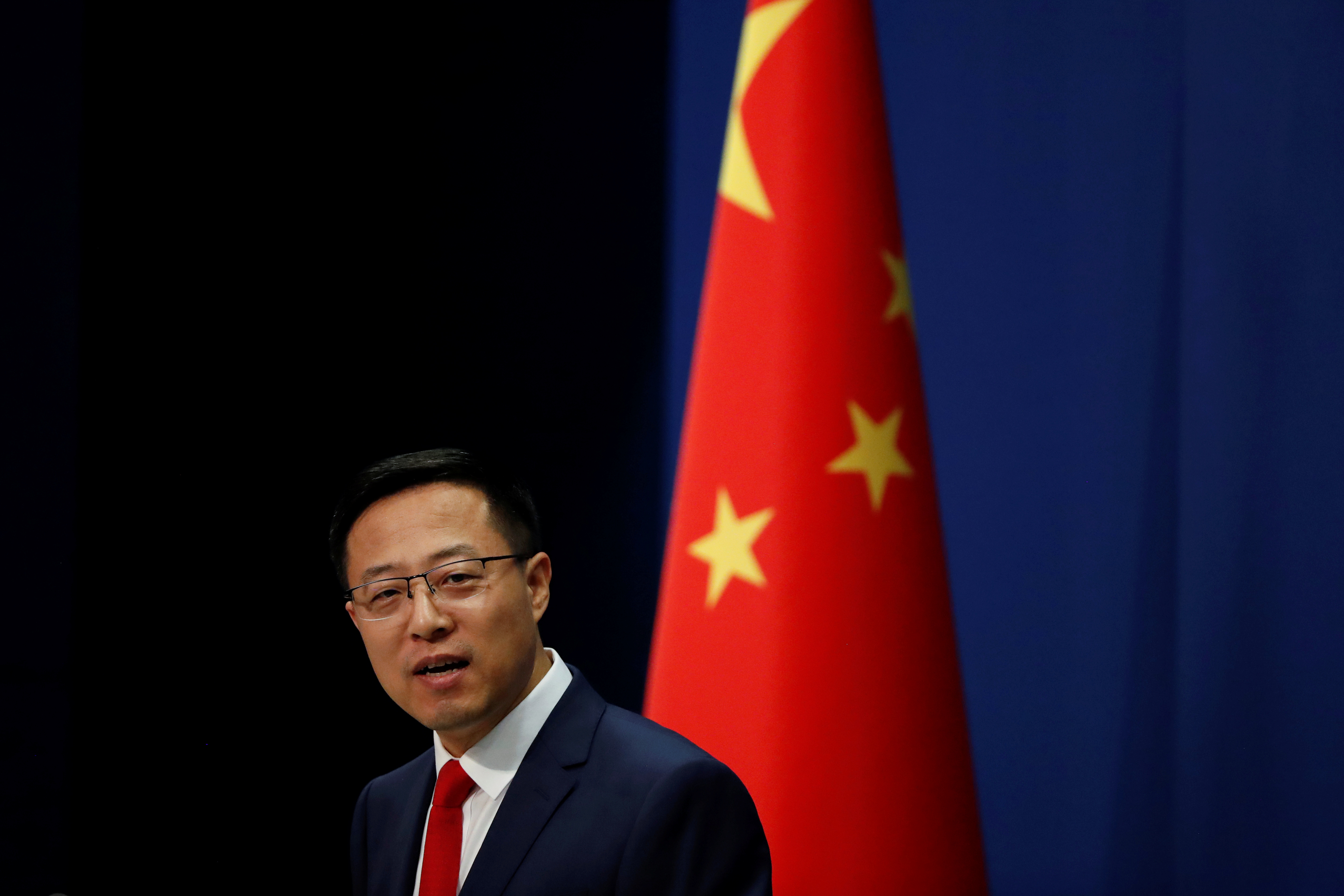 Chinese Foreign Ministry spokesman Zhao Lijian avoided a question on the bill during a regular press briefing Monday in Beijing, saying he was unaware of the matter