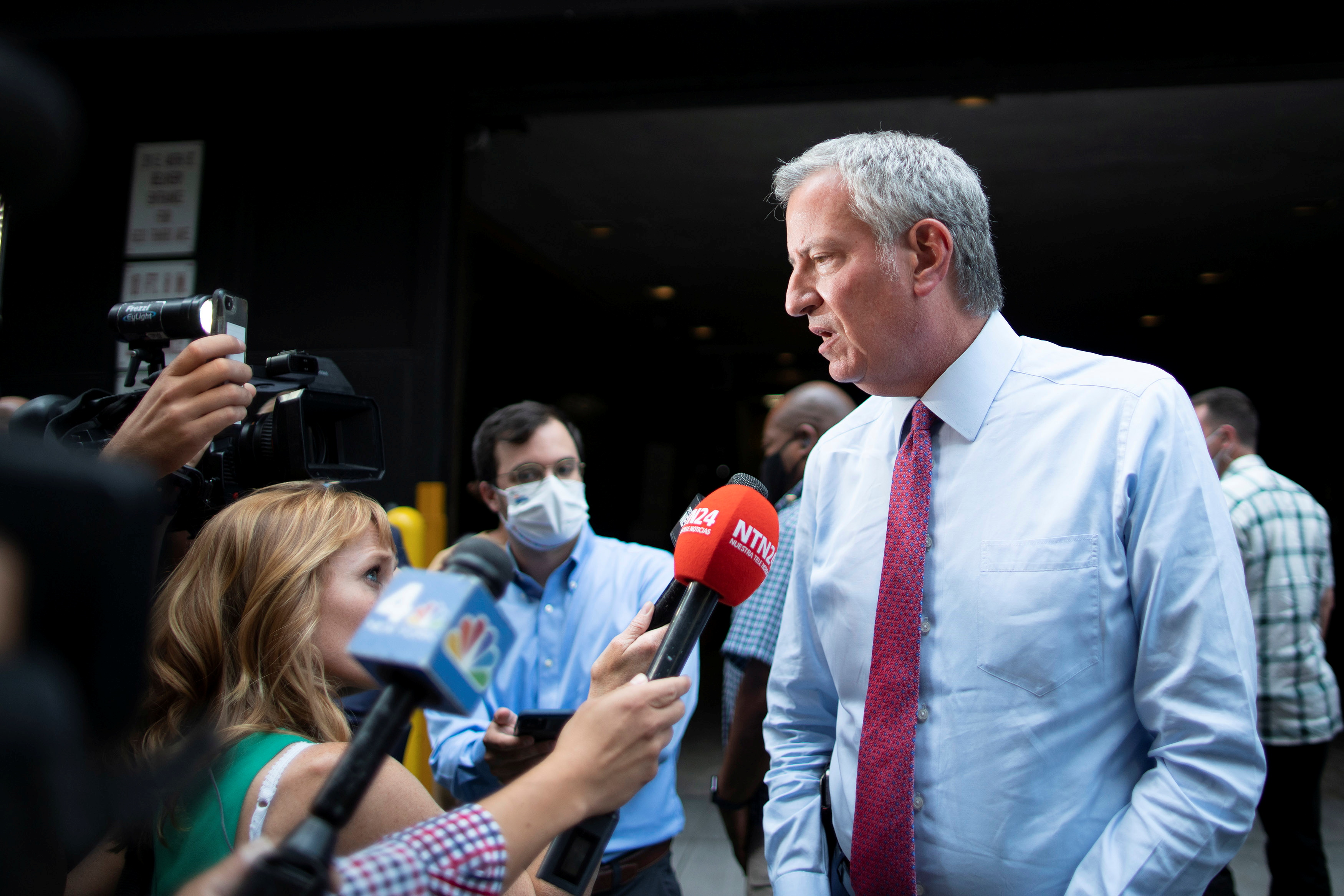 New York City Mayor Bill de Blasio told reporters state findings that New York Governor Andrew Cuomo sexually harassed multiple women were ‘very, very troubling and painful to hear’