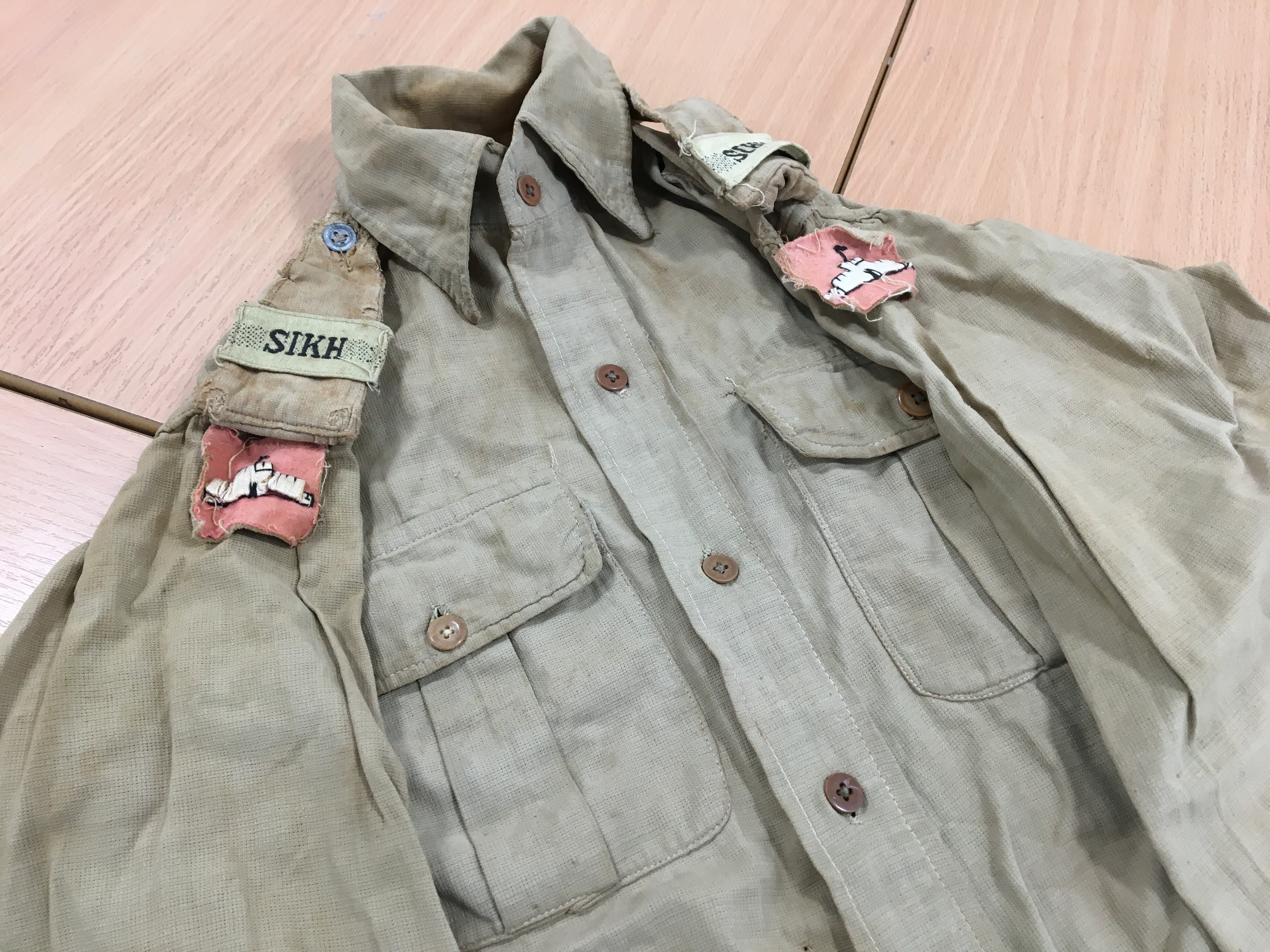 Makhan Singh’s army uniform [Photo courtesy of Minreet Kaur]