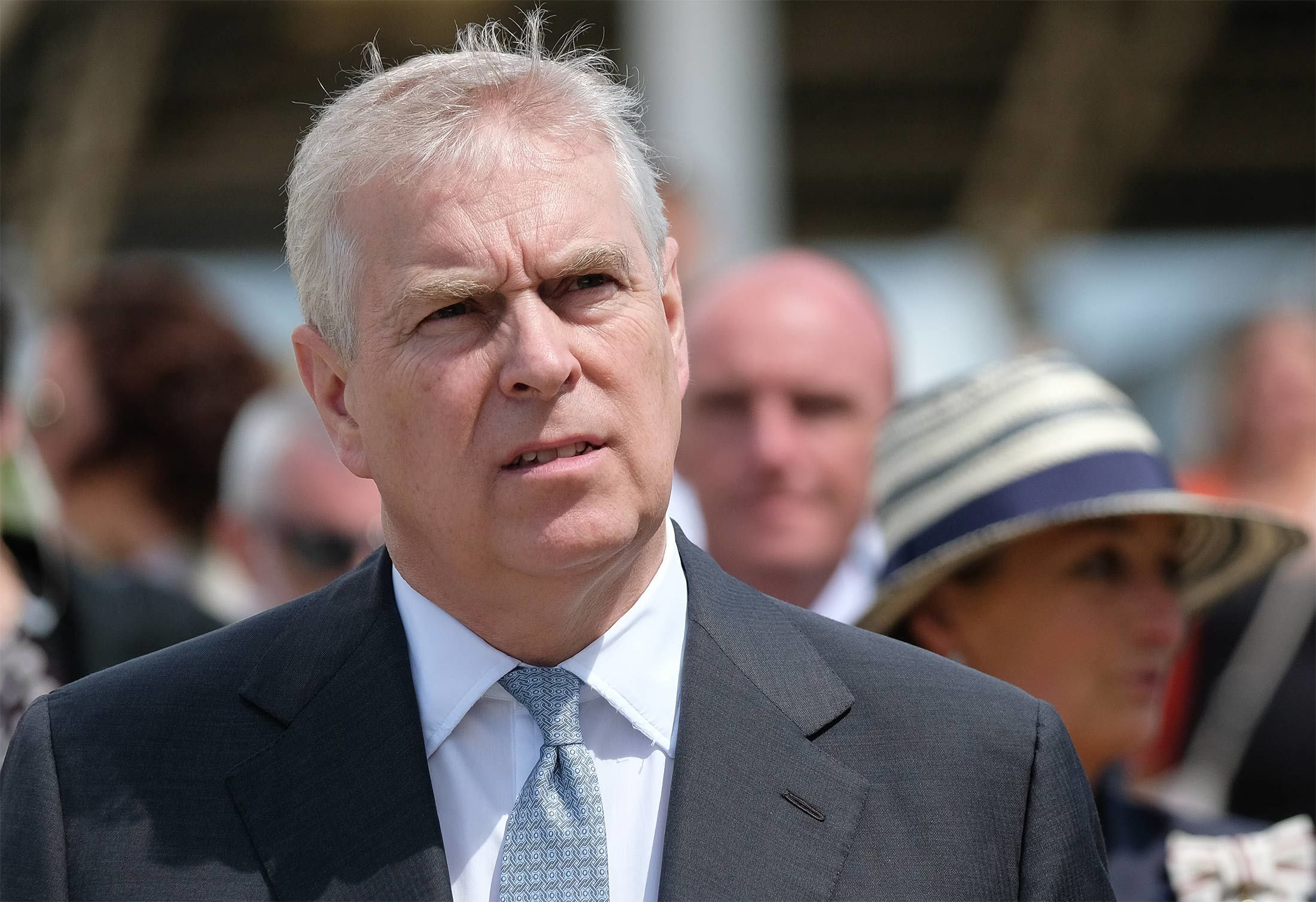 Prince Andrew looks ahead