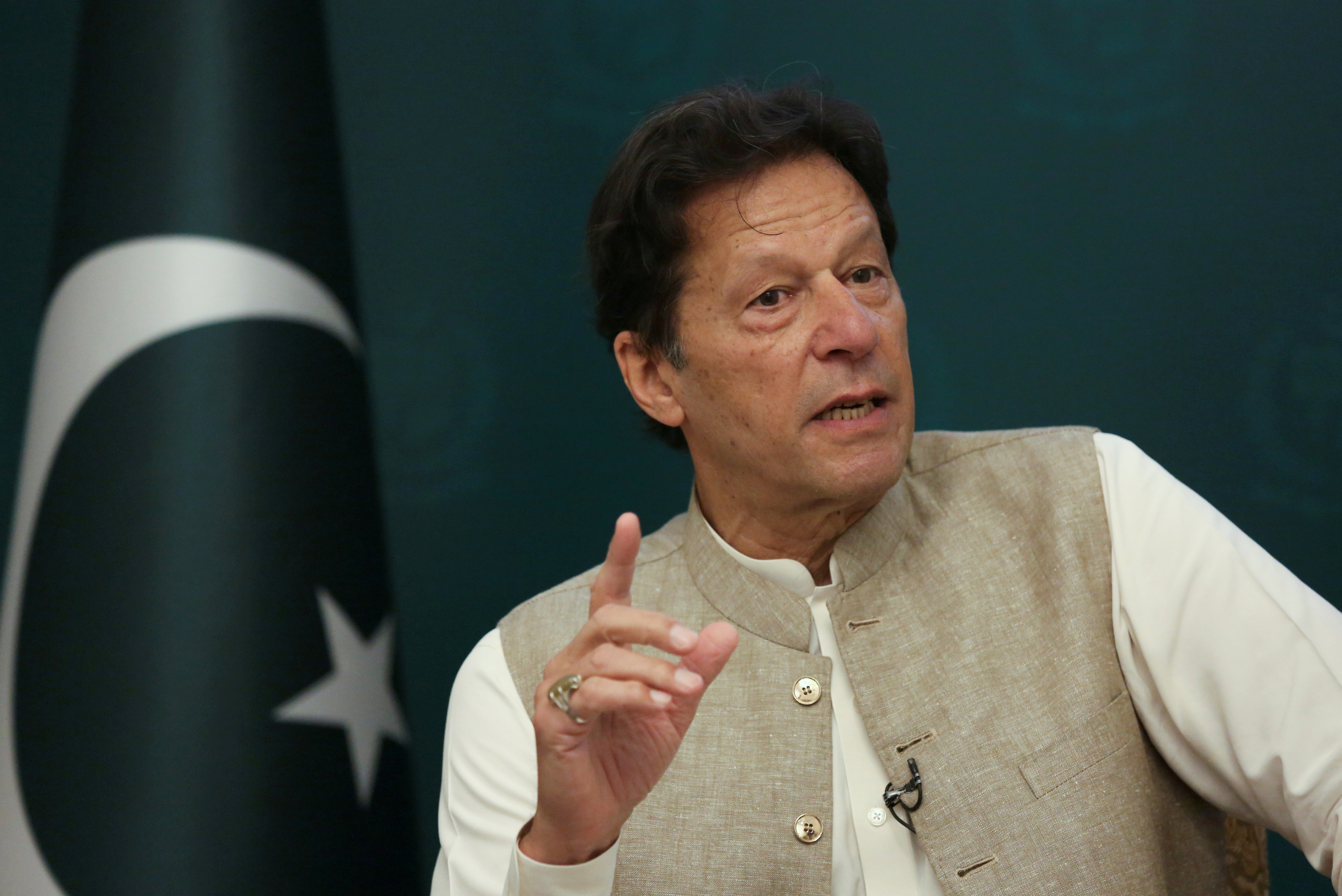 Pakistan's Prime Minister Imran Khan