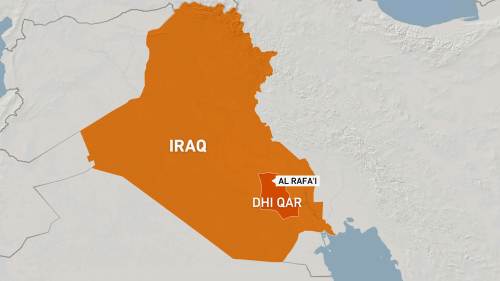 Iraq Dhi Qar Al Rafa'i map