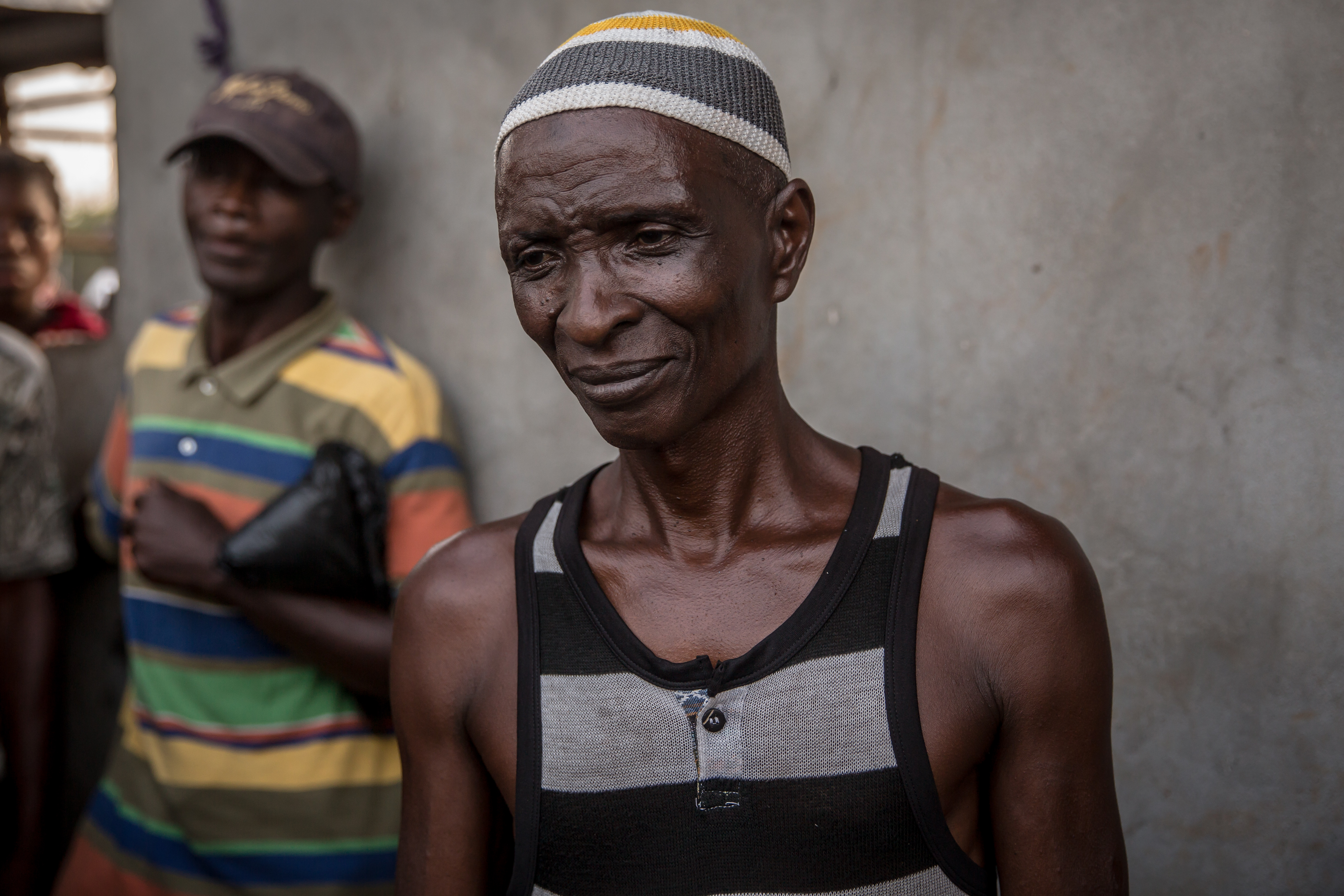 'We need assistance', Hassan Kanu, 52, a local community worker, said after he witnessed the devastating blast [Sally Hayden/Al Jazeera]