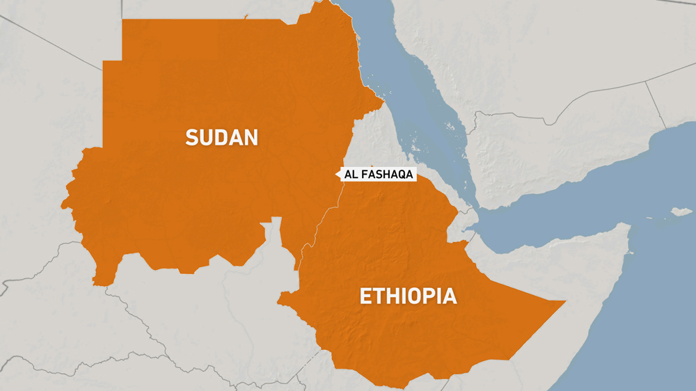 map of sudan and ethiopia