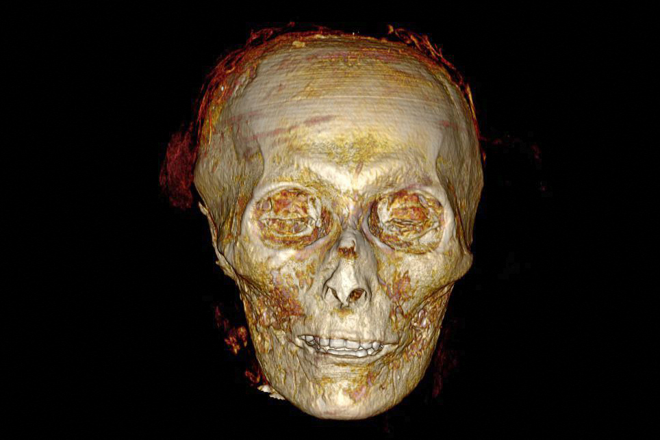 A 3D reconstruction of the head of Amenhotep