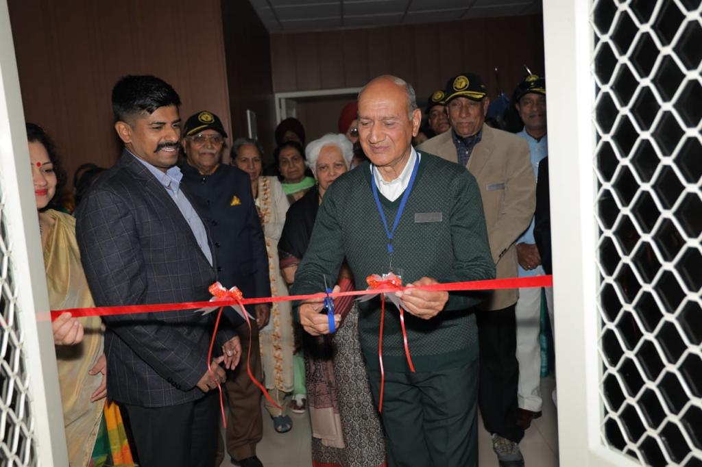 Gurbir Singh Gill, brother of Wing Commander Gill, opens a museum and HS Gill Motivation Hall in the pilot’s memory on February 15, 2020, during the Diamond Jubilee celebrations of the No 47 Squadron (Black Archers) [Photo courtesy of Chander Suta Dogra]