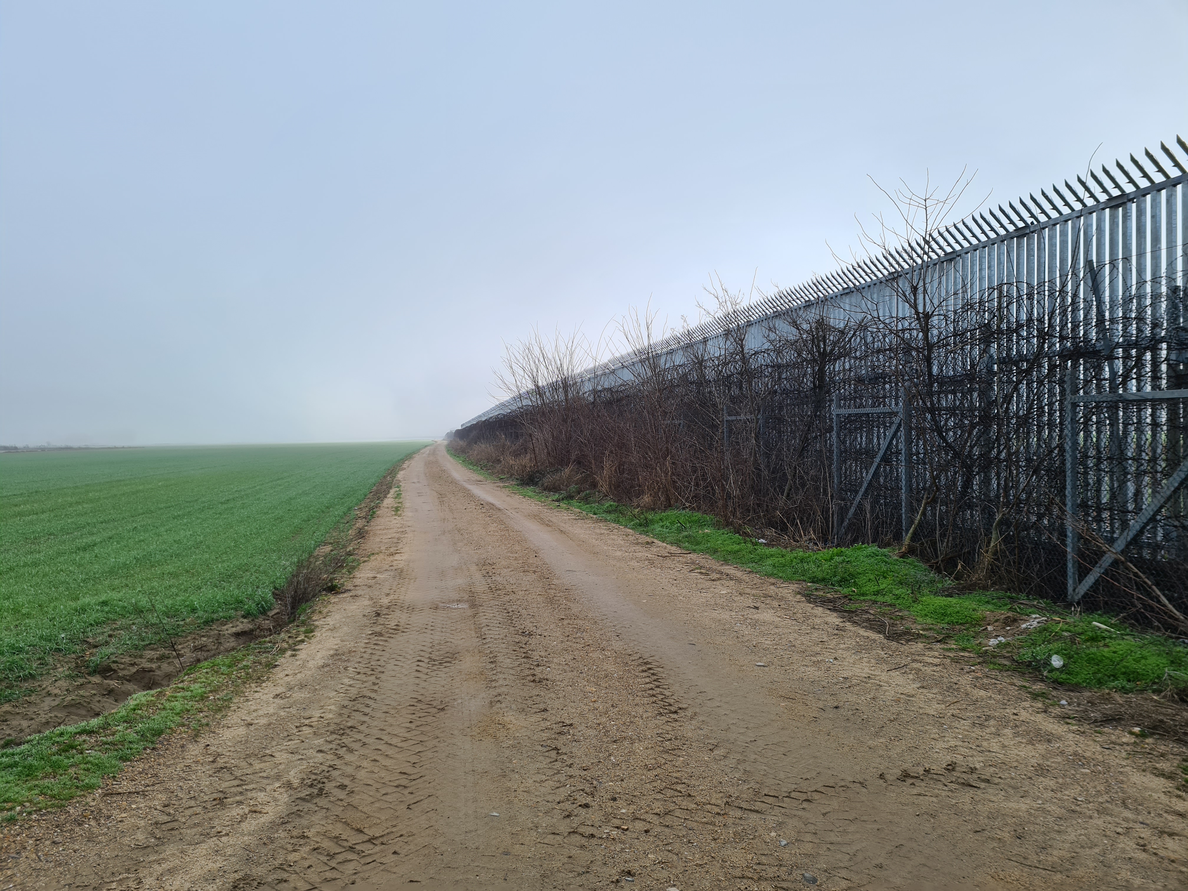 The recently fortified fence at the Greece-Turkey border, where numerous reports allege pushbacks of asylum-seekers [Courtesy: Josoor]