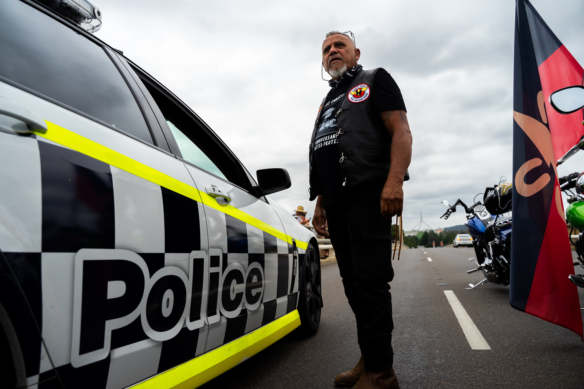 LORE Men leader Bindi worked with police in order to facilitate a peaceful and safe protest. The clubs are known to the police and do not attract scrutiny.