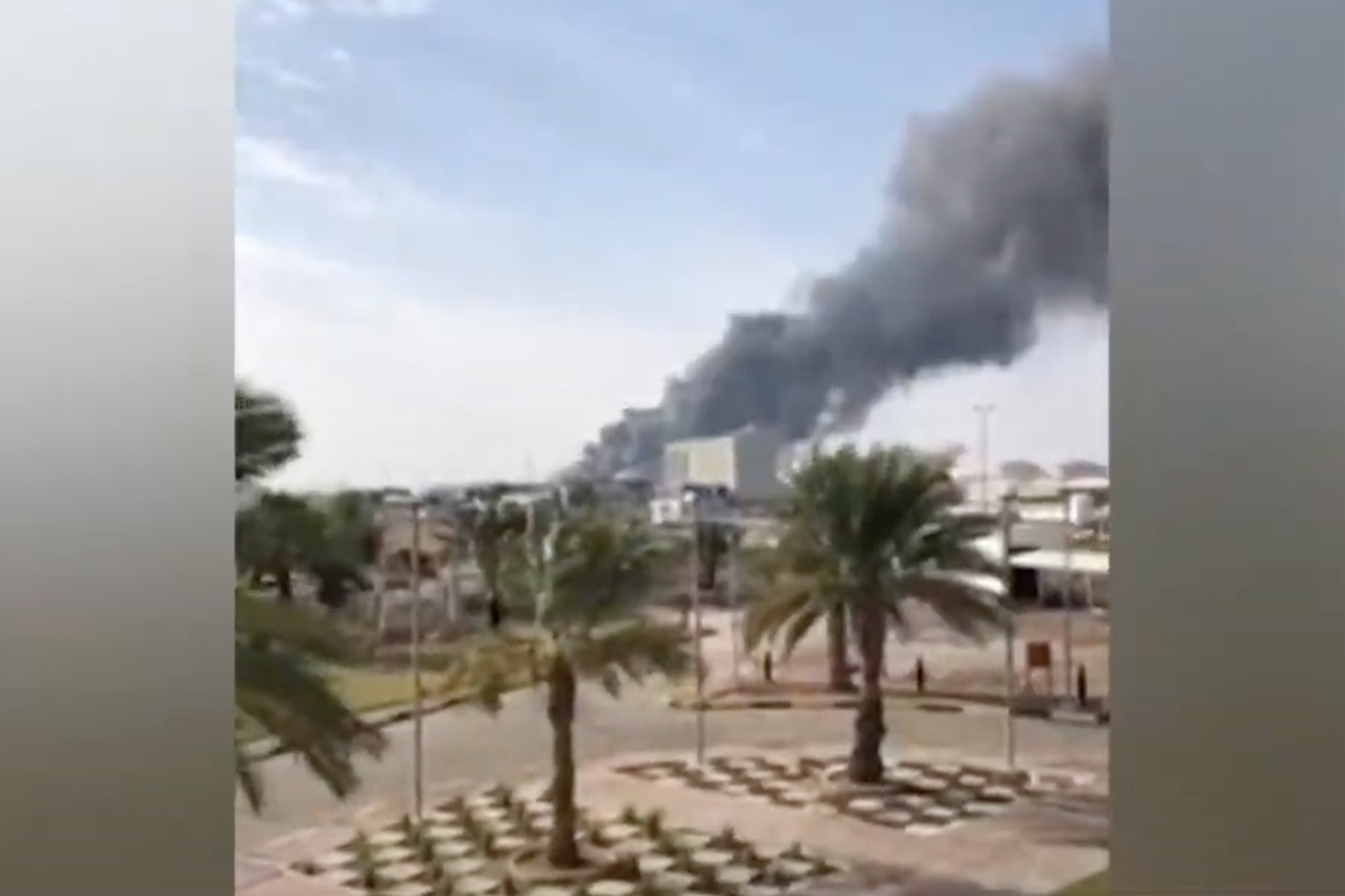 Suspected drone attack in Abu Dhabi