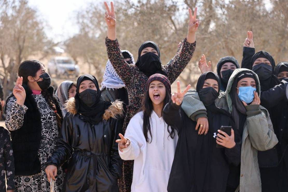 The Israeli state does not recognise the Palestinian Bedouin’s right to their land, despite the fact they hold the deeds [Courtesty of Bedouin activists]