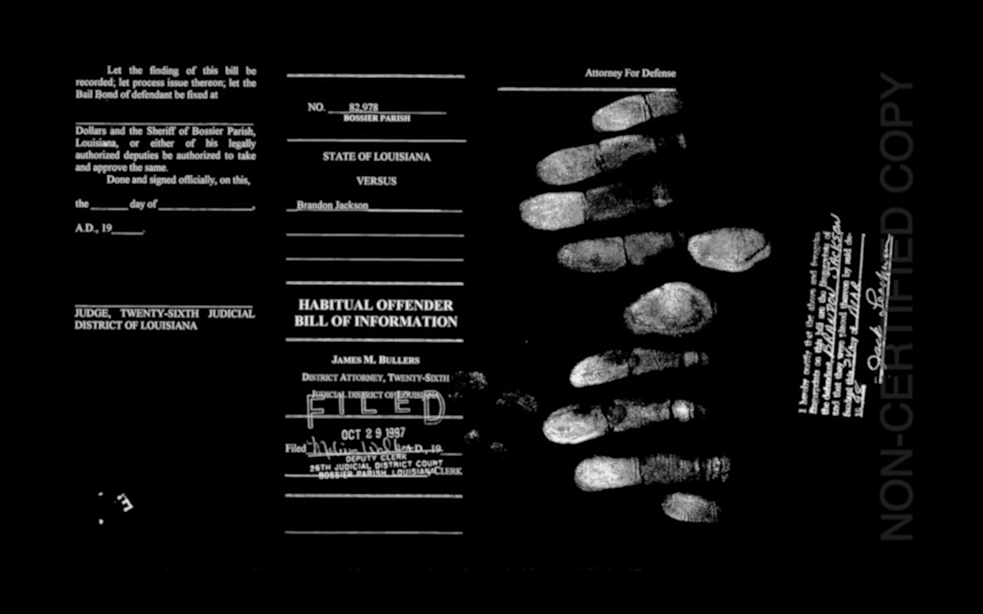 Copies of police files and court records