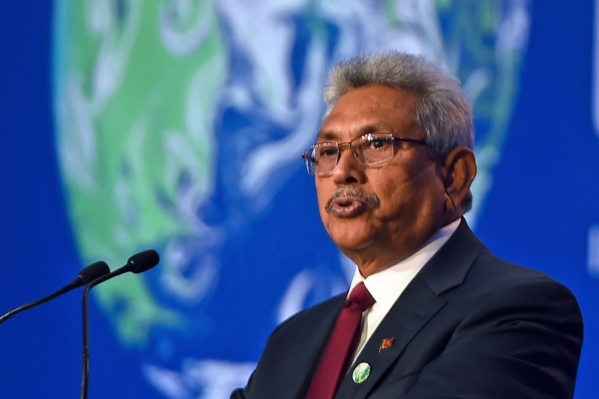 Gotabaya Rajapaksa in Glasgow, Scotland