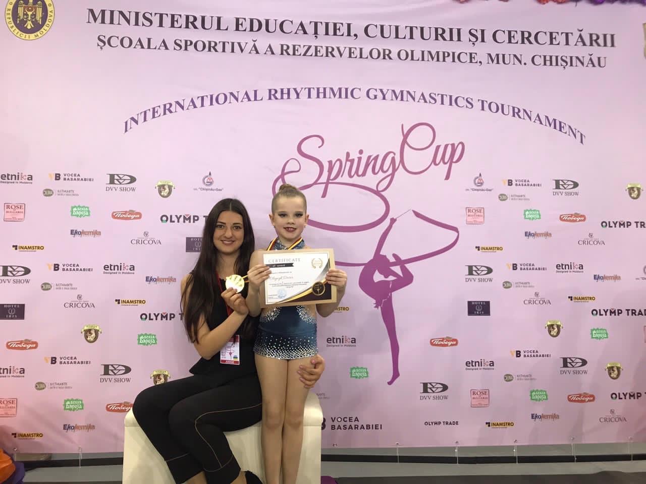 10-year-old Daria Oliinyk (Dasha) is a Ukrainian national champion in rhythmic gymnastic