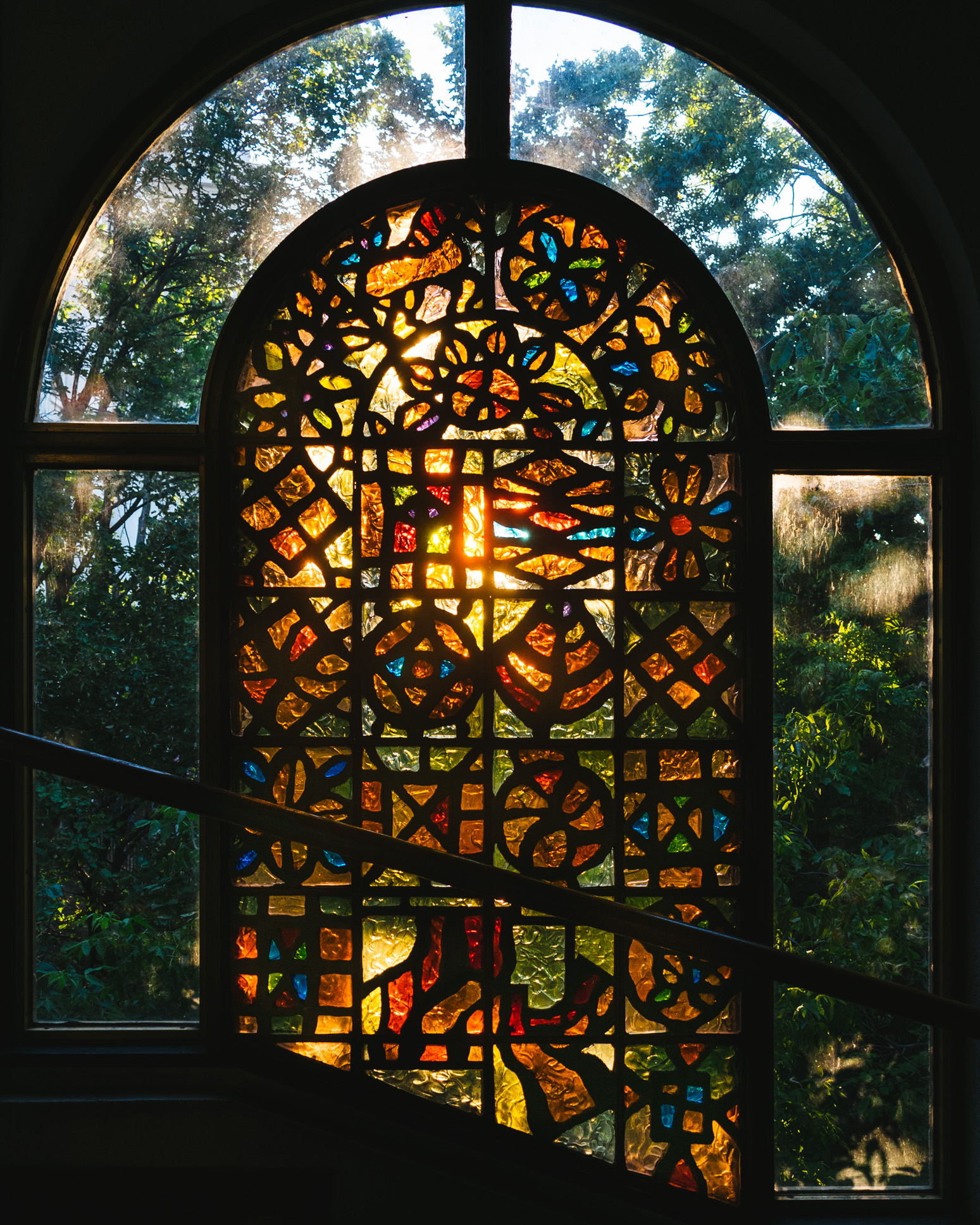 Kyiv Funicular Station, window