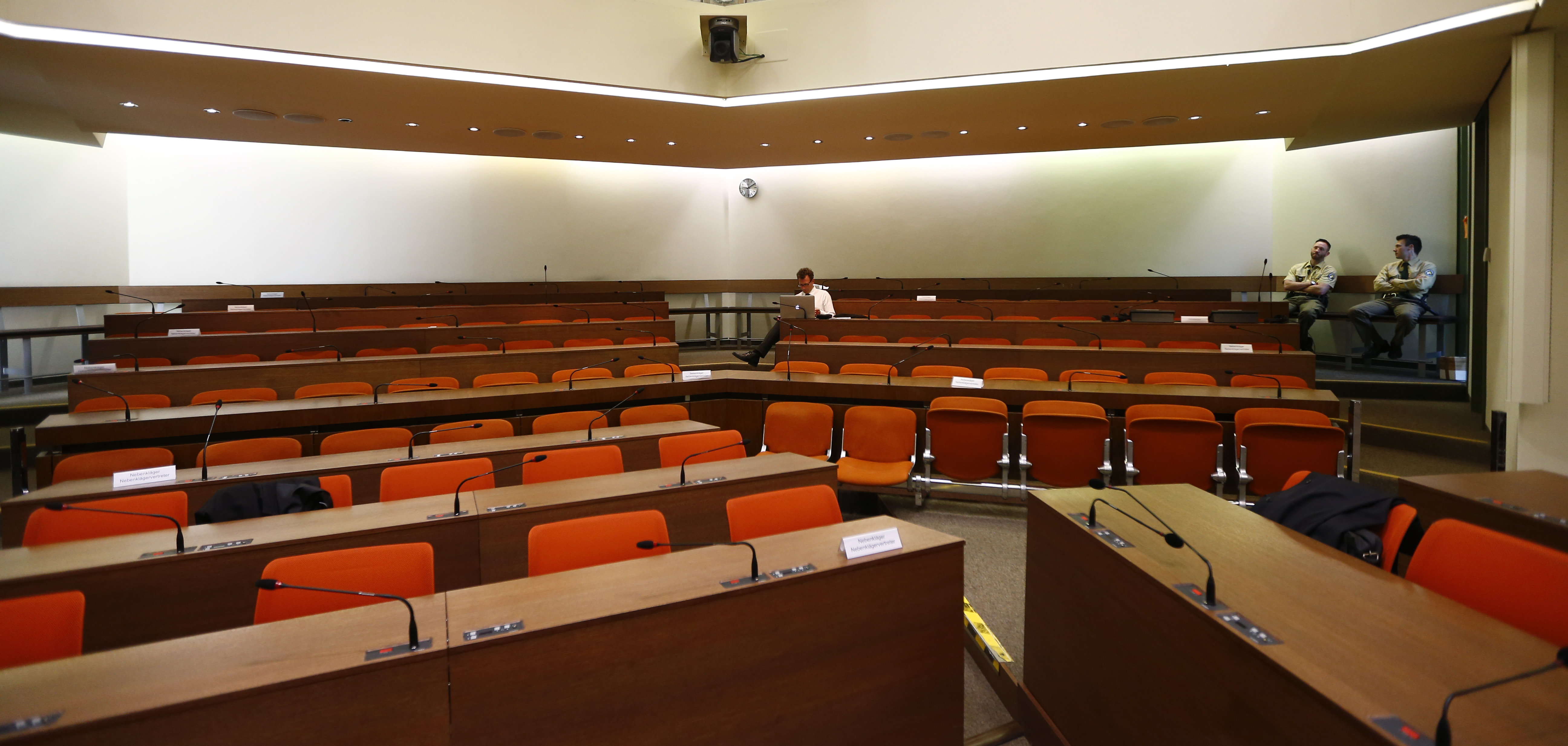 A court room in Munich, Germany
