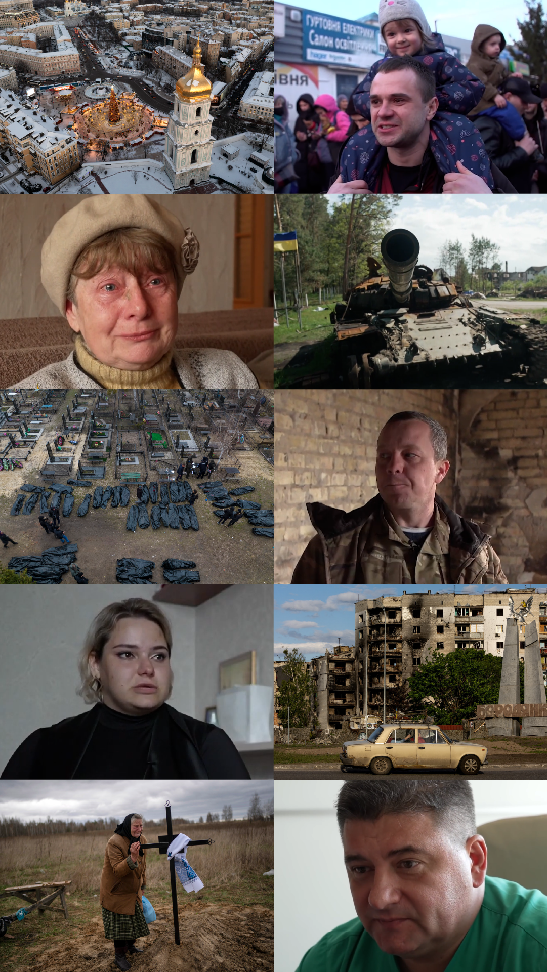 INTERACTIVE Ukraine 100 days of war vertical