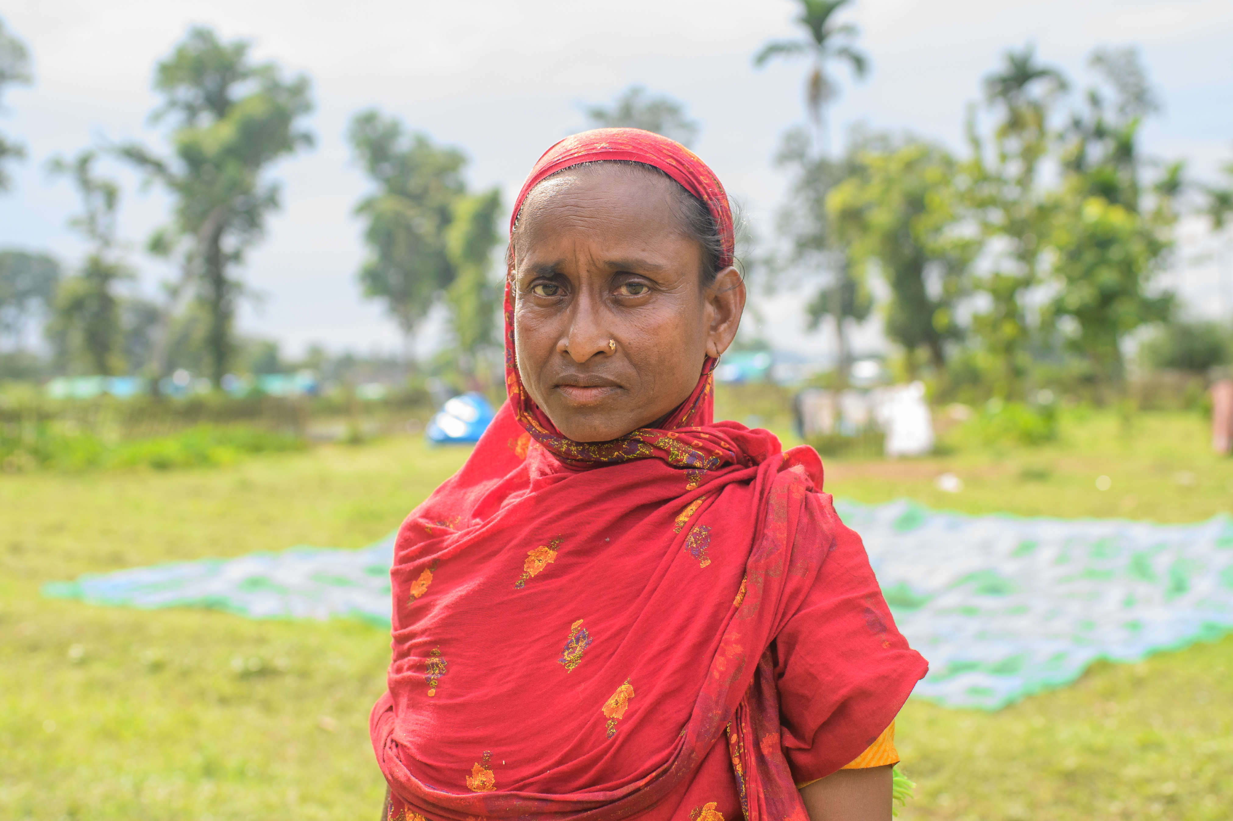 Sakina Khatoon, an ASHA worker in Nellie, fears about waterborne diseases