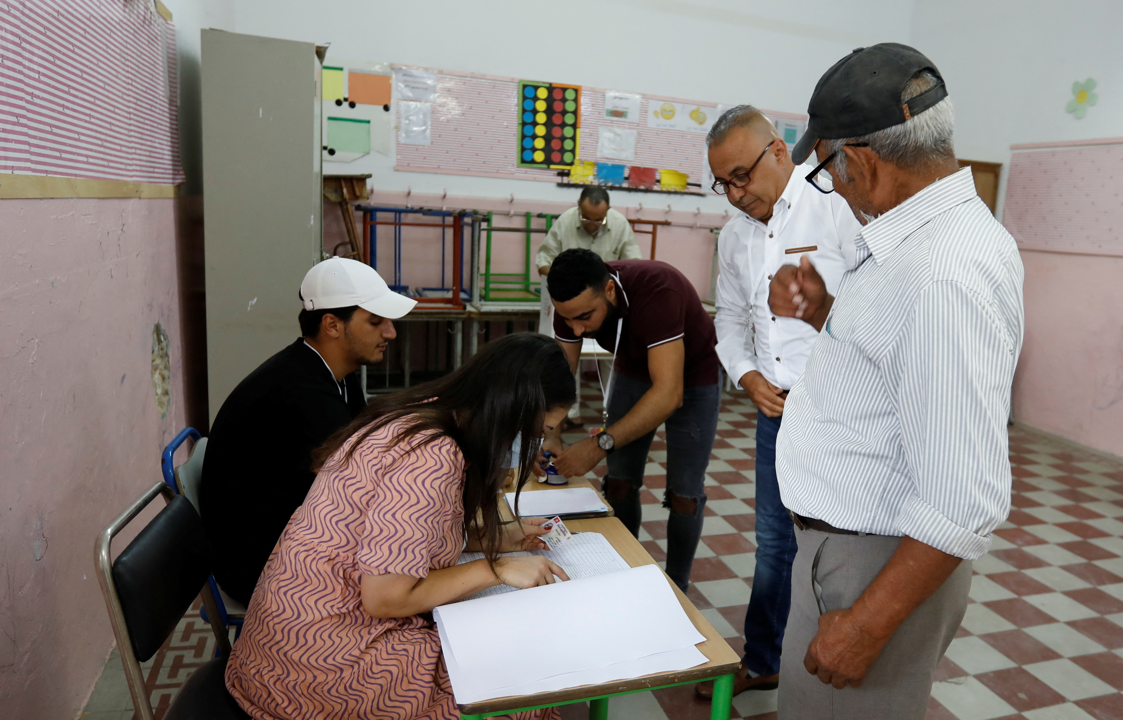 Voters in Tunisia's constitutional referendum