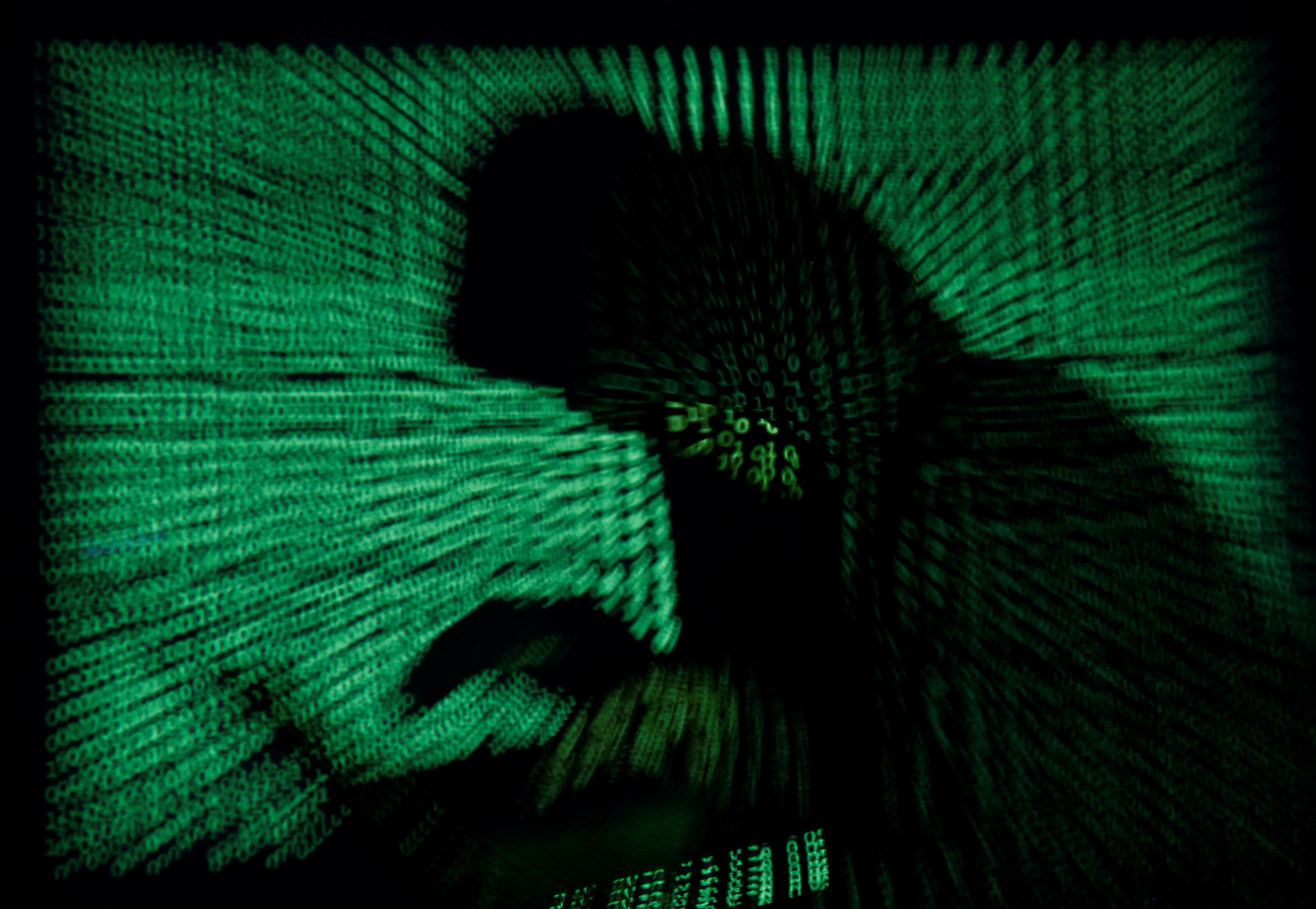 Illustration of a cyberattacker
