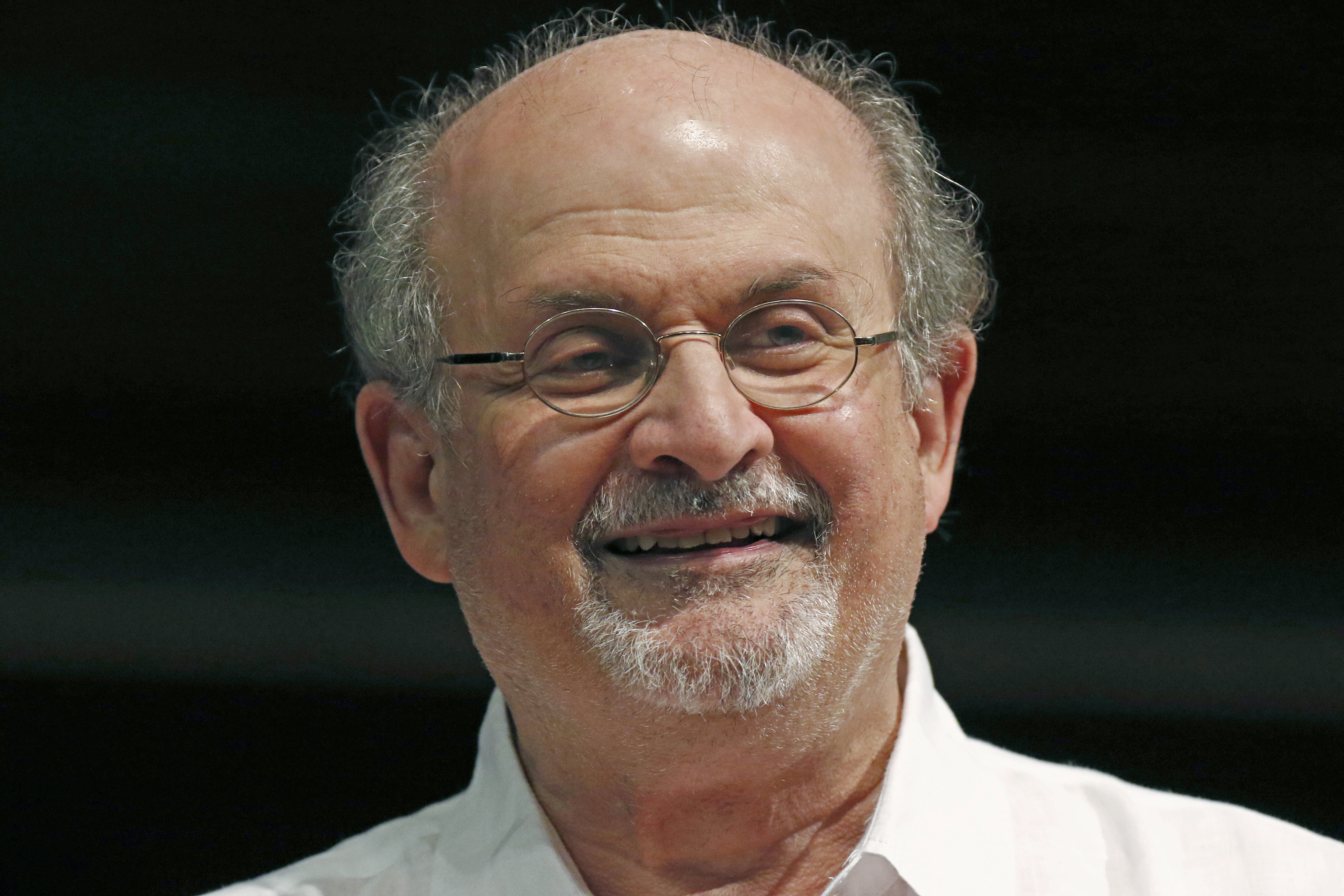 Portrait of writer Salman Rushdie