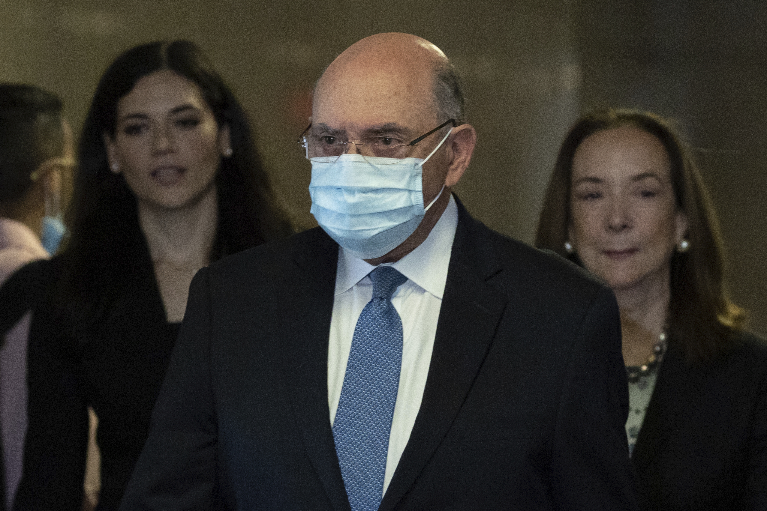 The Trump Organization's former Chief Financial Officer Allen Weisselberg arrives at court,