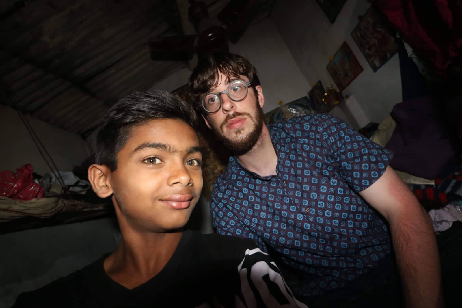 Hugo and Ritik [Courtesy of Hugo Dumas]