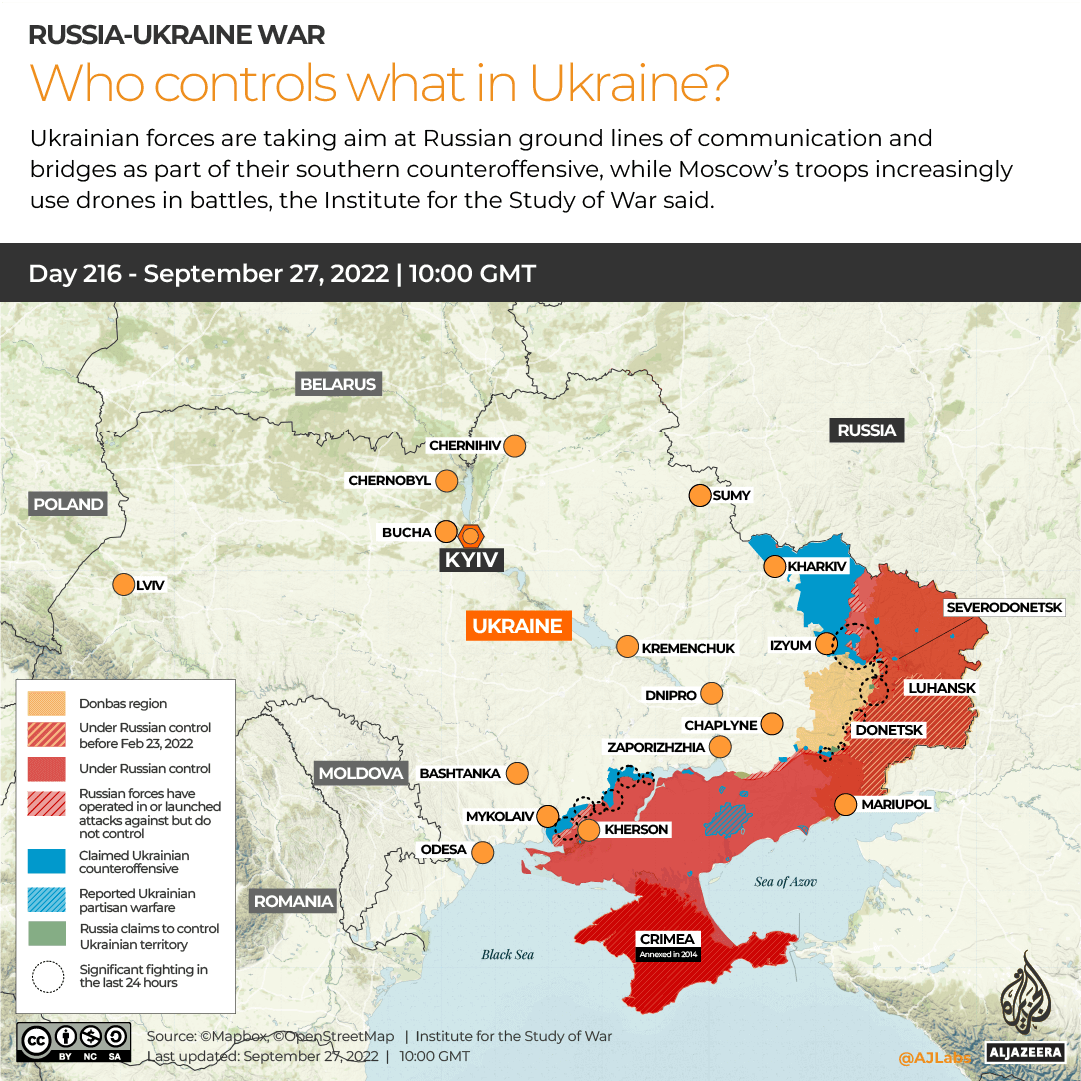 INTERACTIVE - WHO CONTROLS WHAT IN UKRAINE