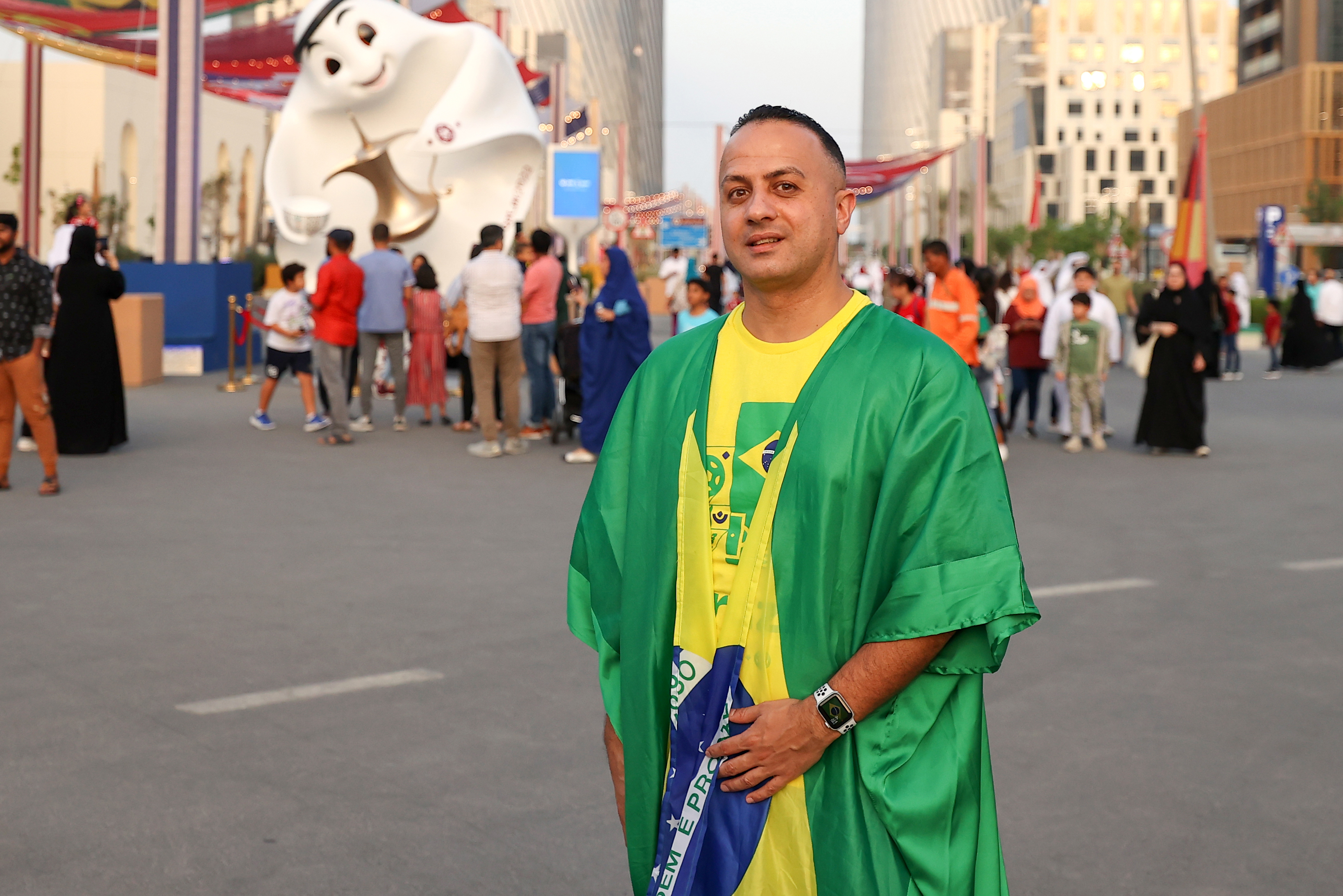 37 year old school teacher Ismael Cadus is a Palestinian born in Brazil