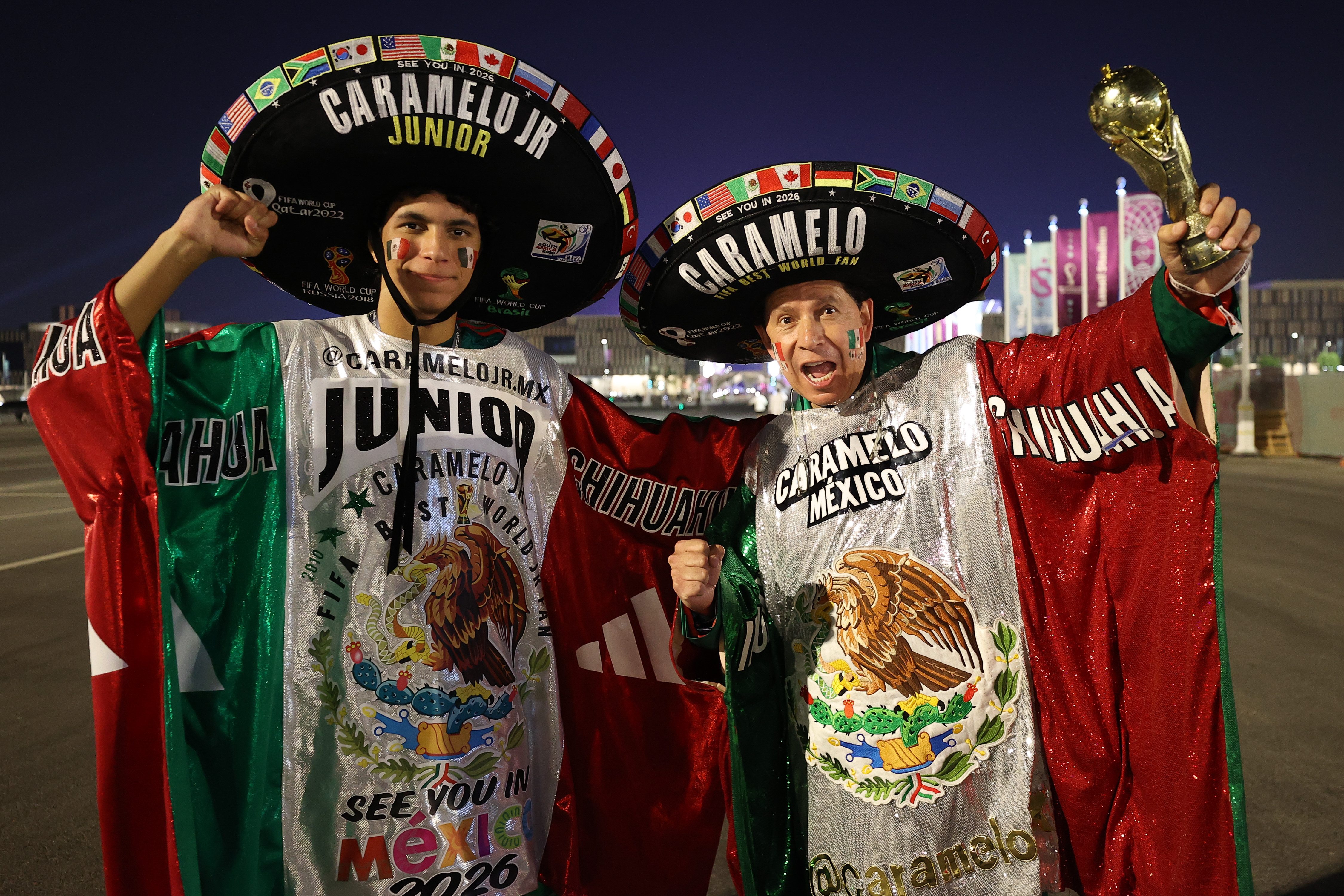 Super fan Hector Chavez from Mexico.