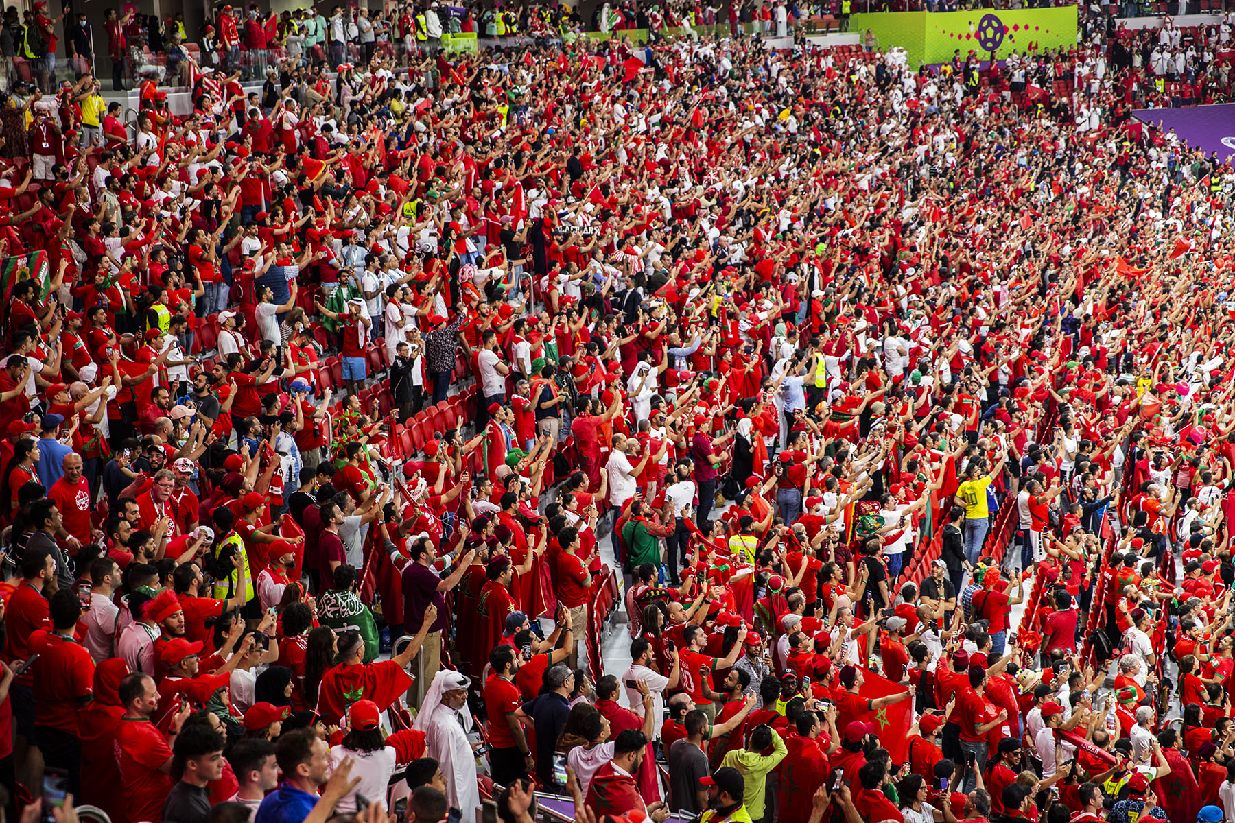 Morocco football fans