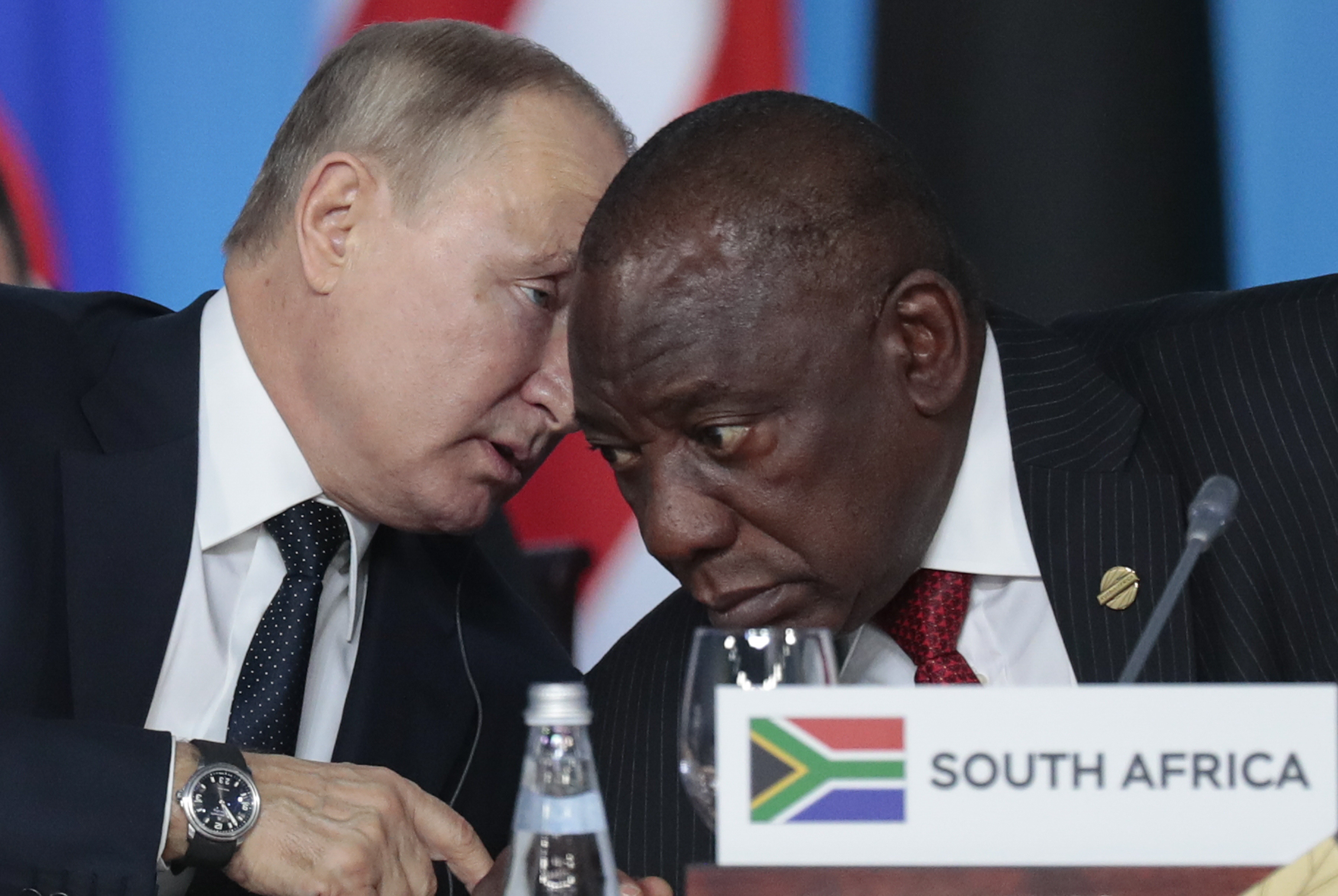 Putin and Ramaphosa