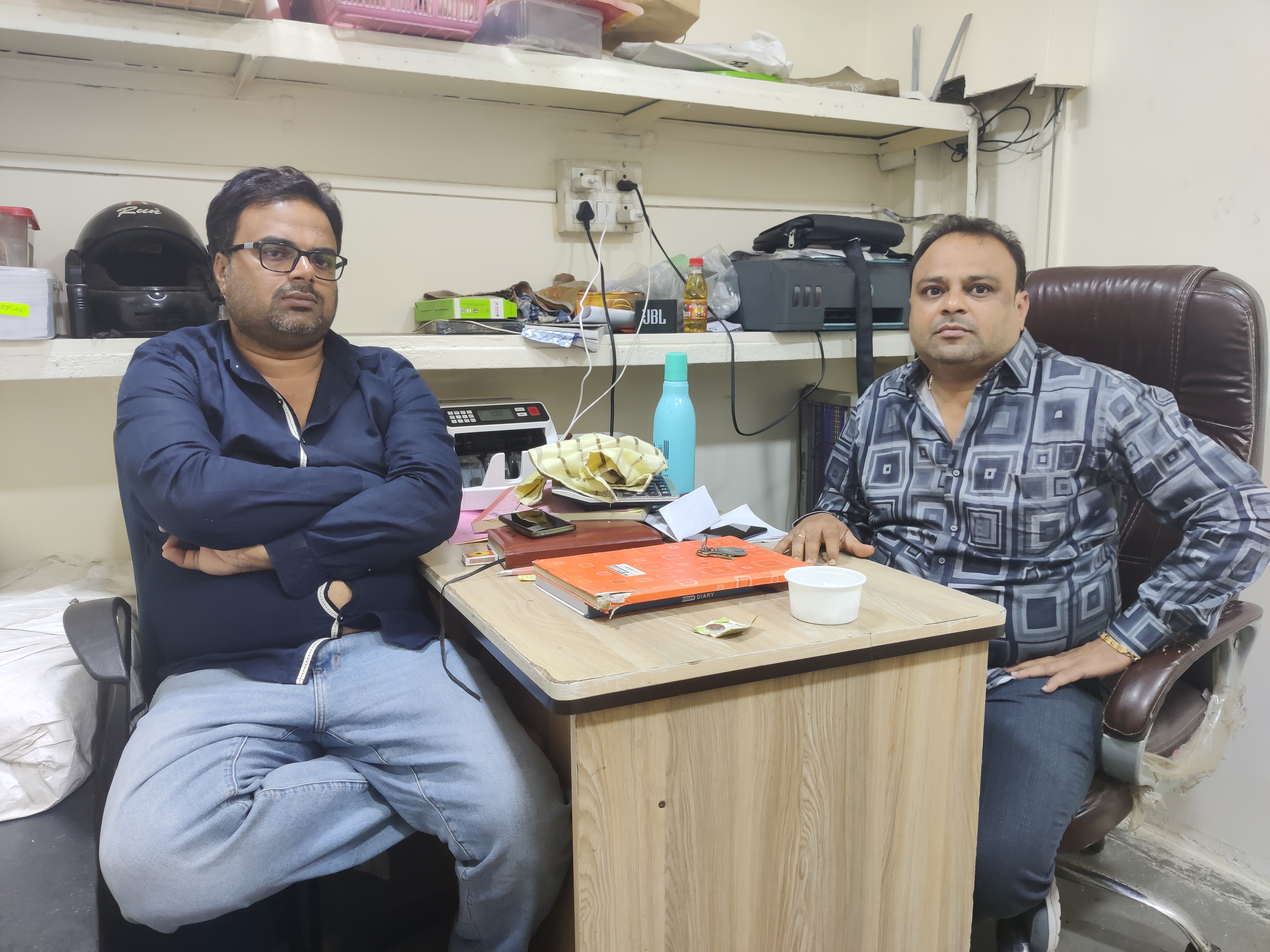 Afzal Khan and Jayesh Jain are worried that the planned redevelopment of Dharavi could hurt their livelihoods