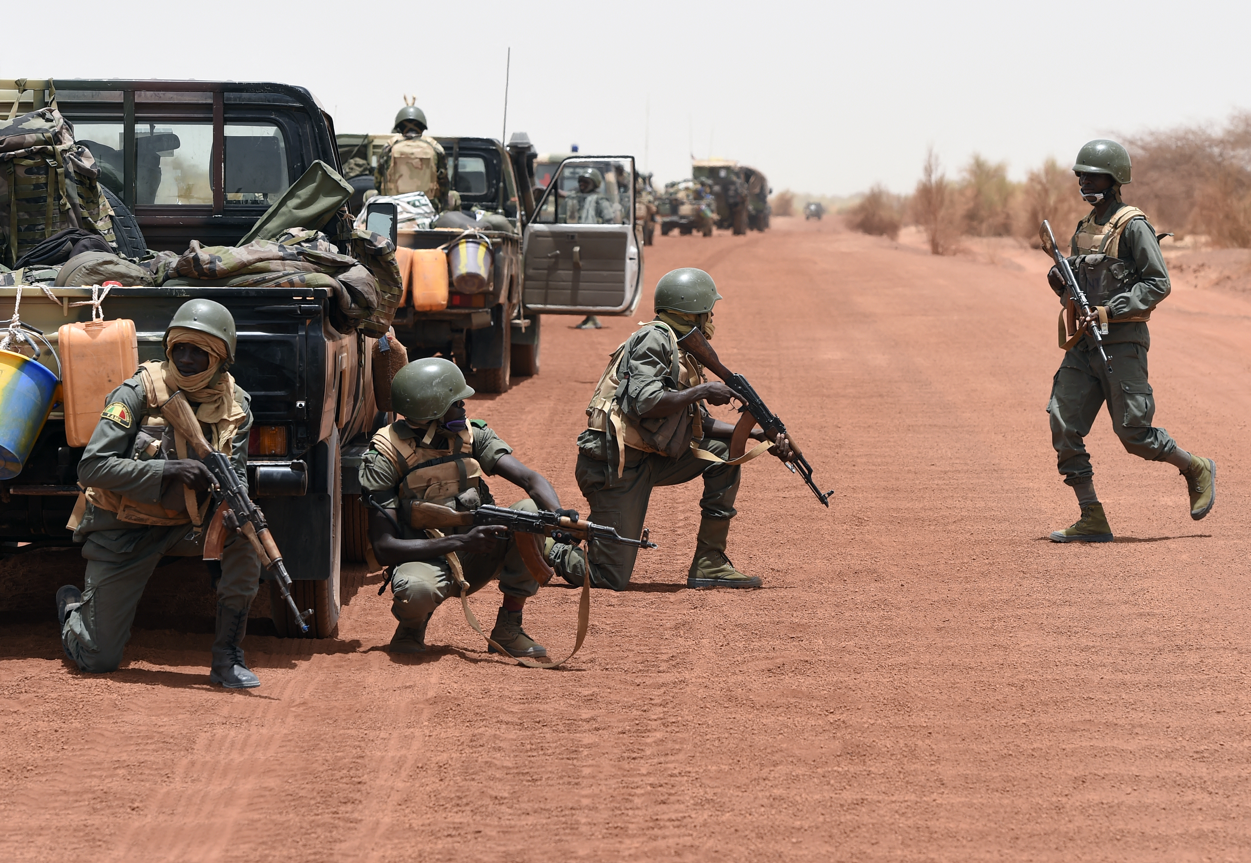 Soldiers of the Malian Army Forces
