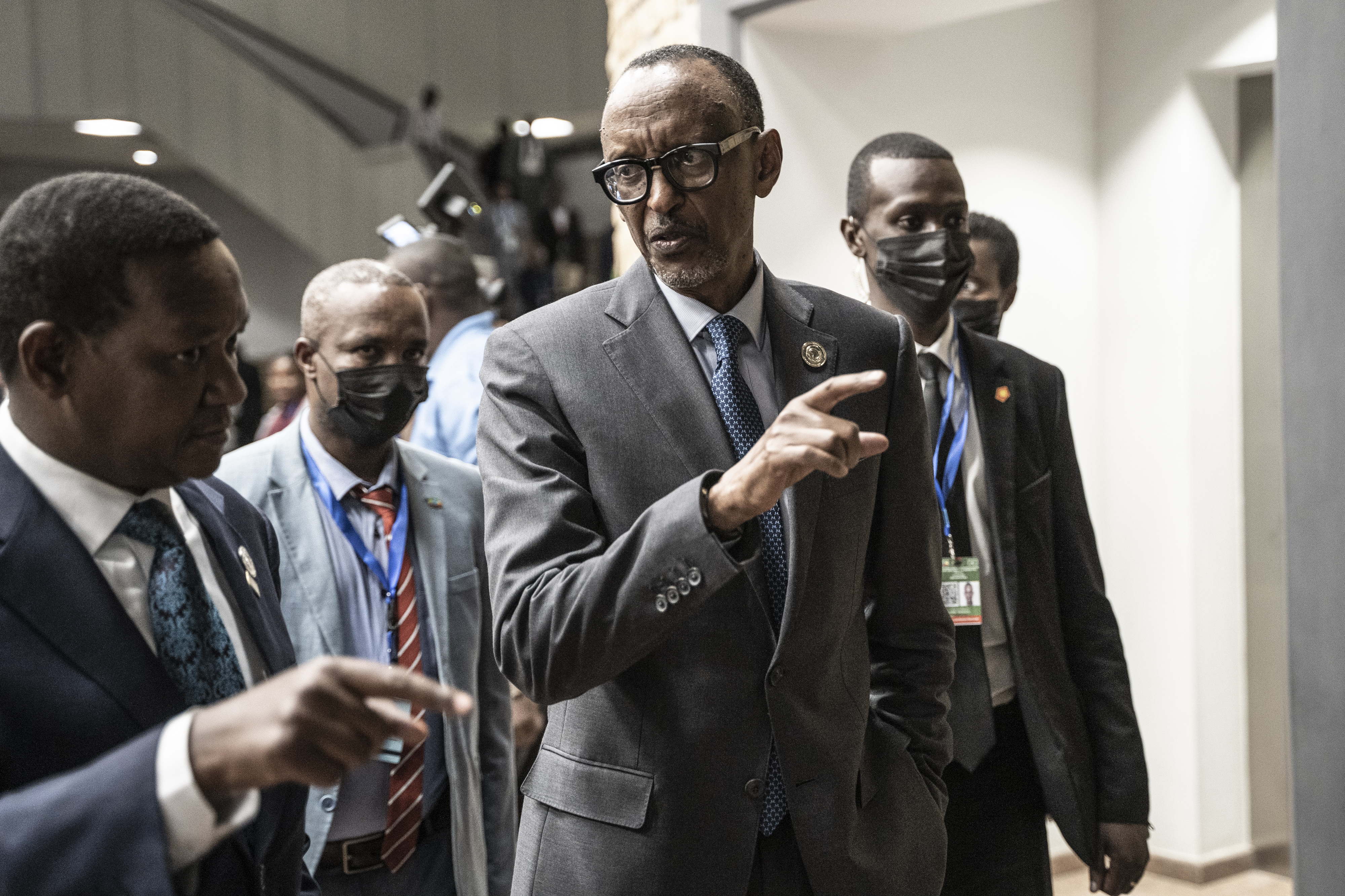 President of Rwanda Paul Kagame