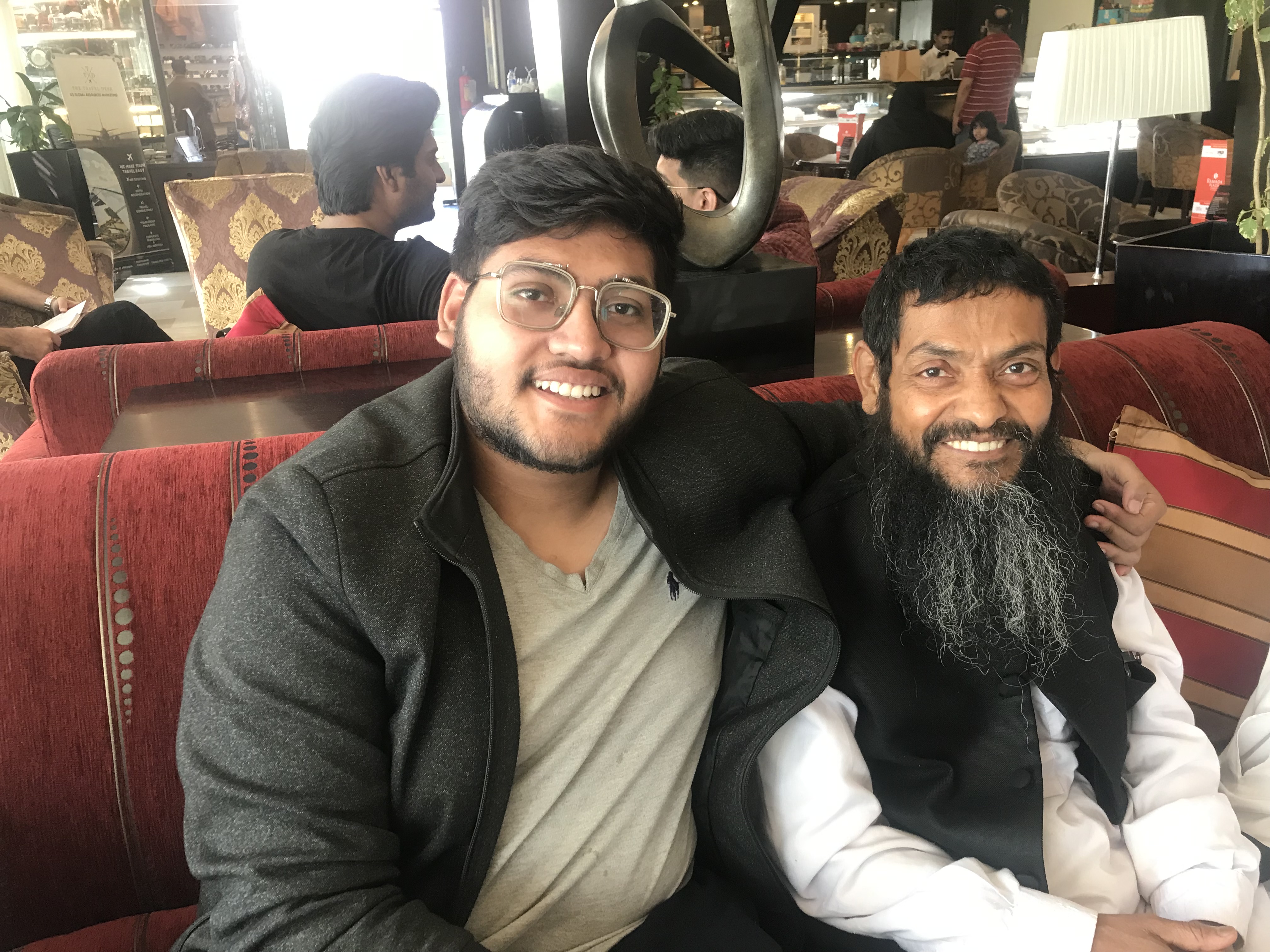 Ahmed Rabbani and his son Jawad