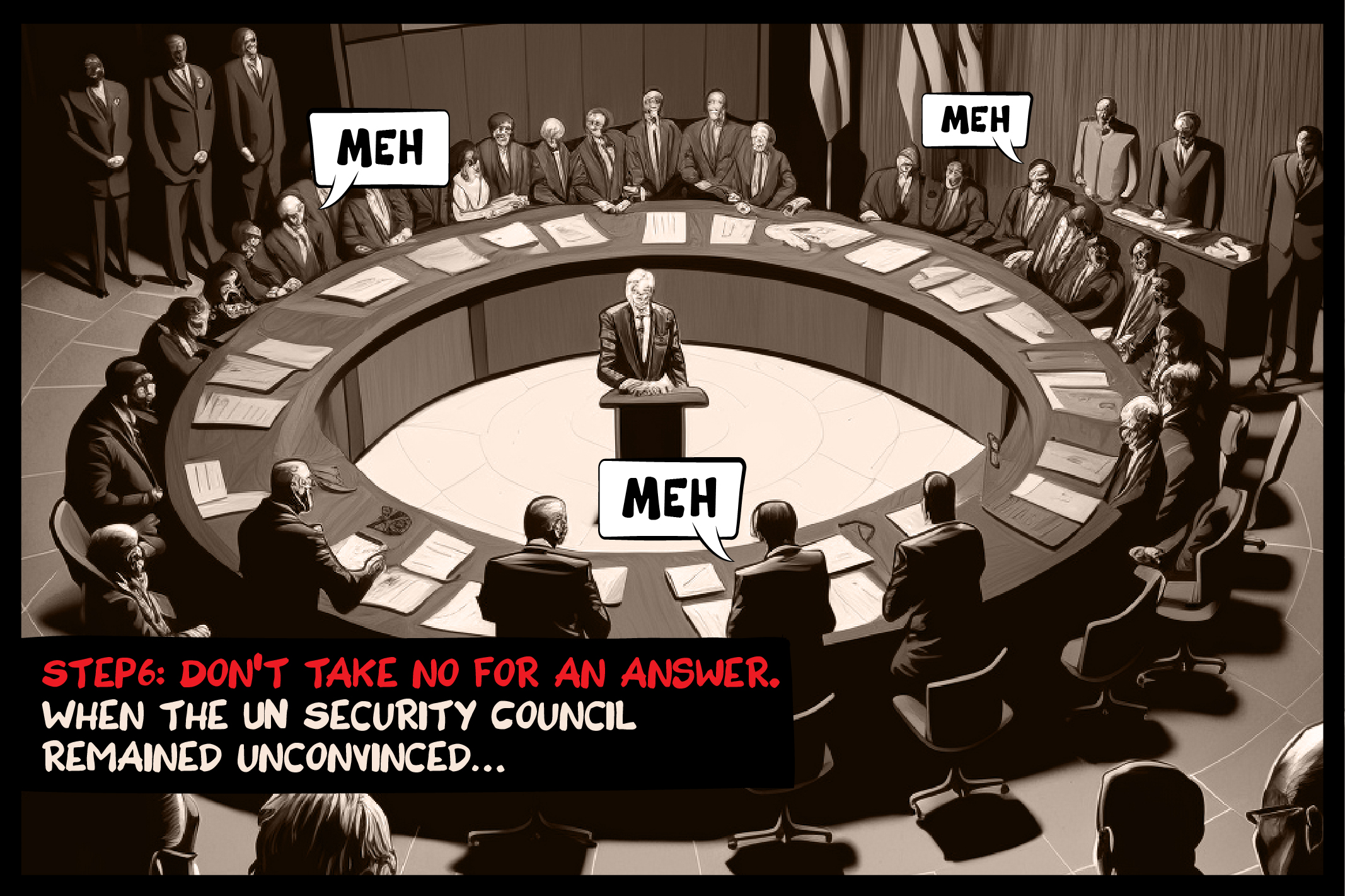How to sell a war