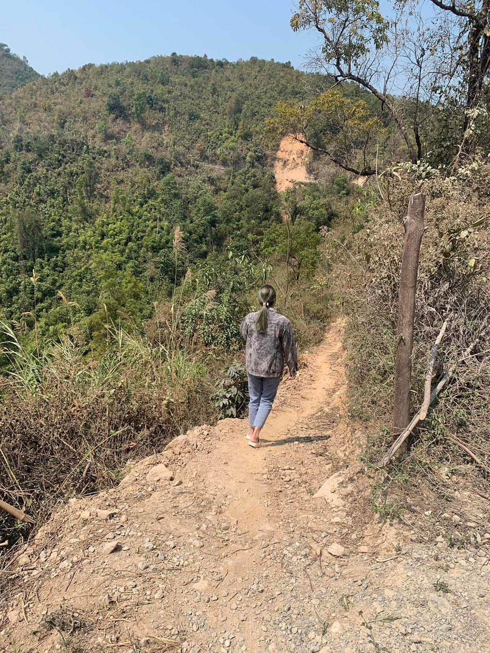 Some trafficked women spent days walking on foot to escape [Courtesy of Blue Dragon Children’s Foundation]