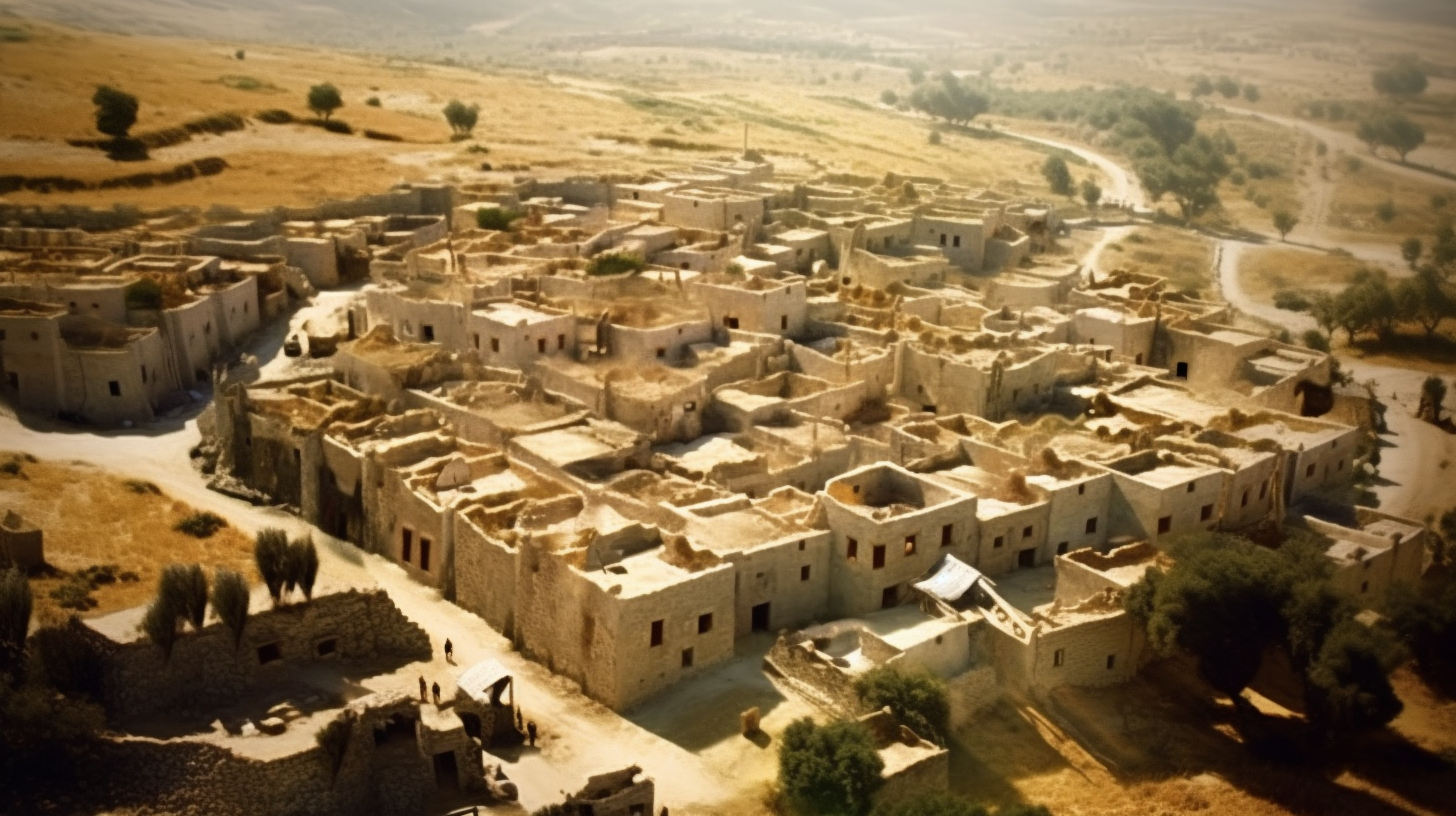 INTERACTIVE - NAKBA - Village scene