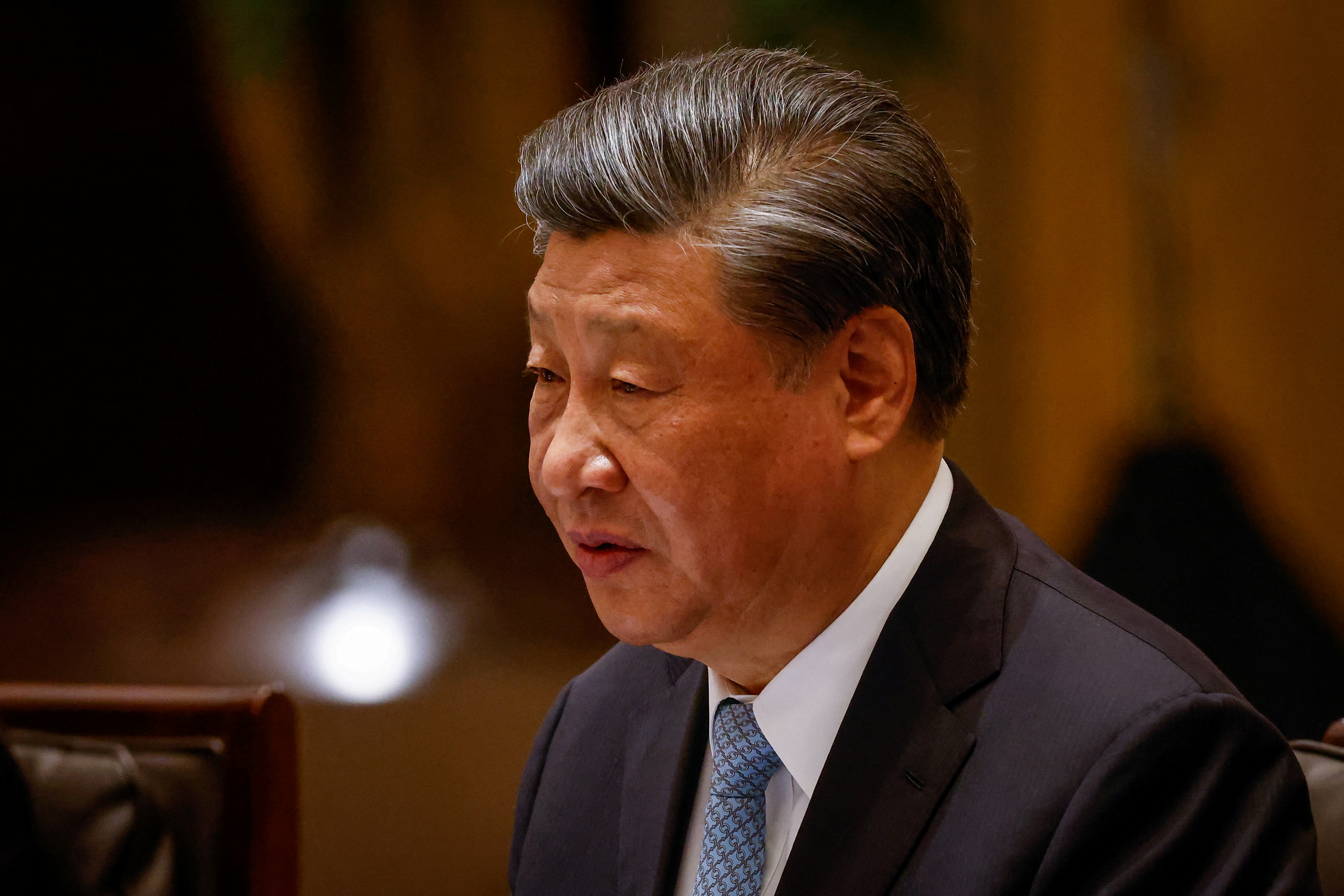 A close up photo of Xi Jinping