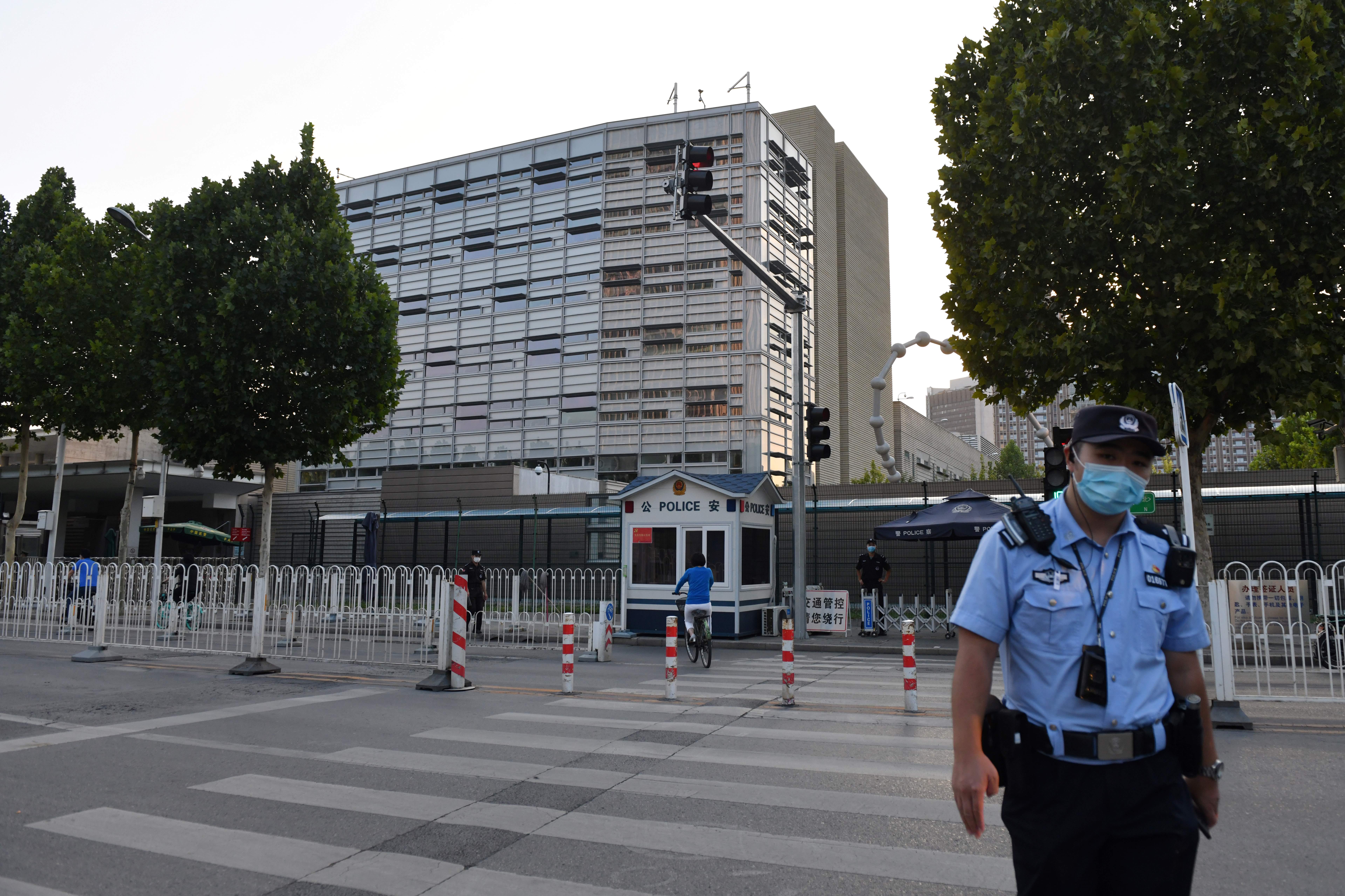 The US embassy in Beijing protested against China’s strict COVID rules for flights, emails show