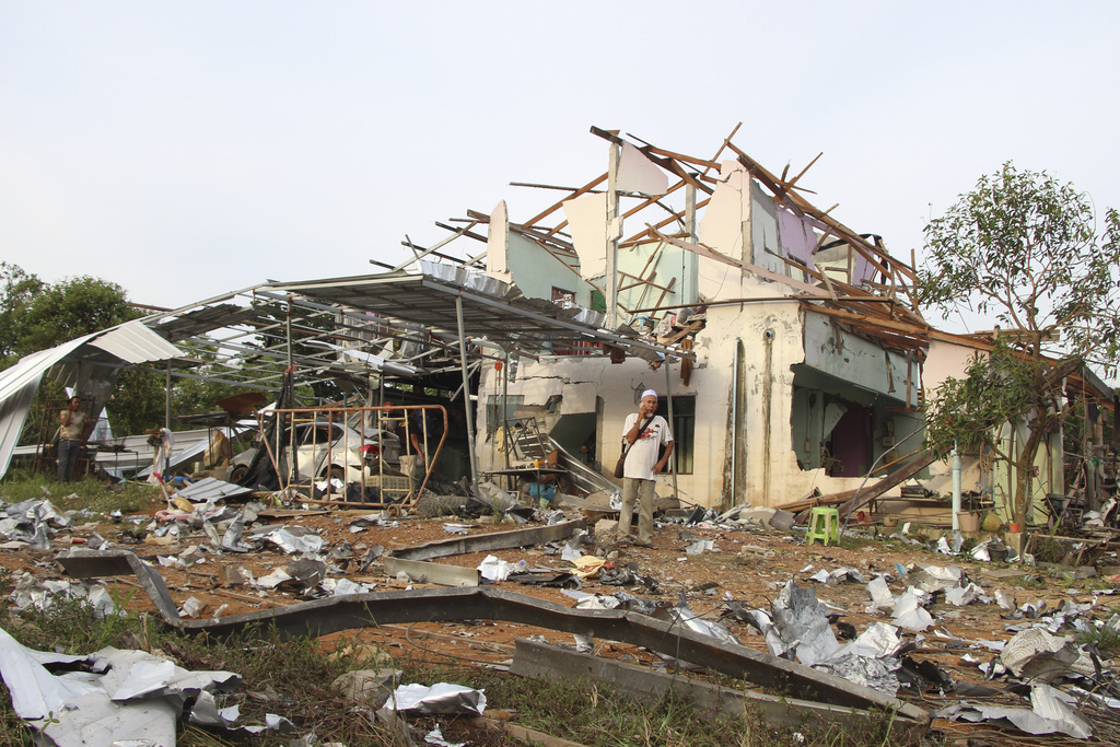 Thailand fireworks warehouse blast
