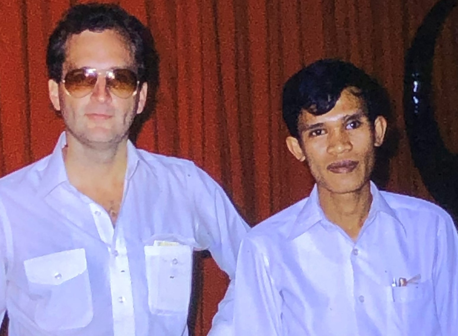 Jim Laurie and Hun Sen 1980-1689939673