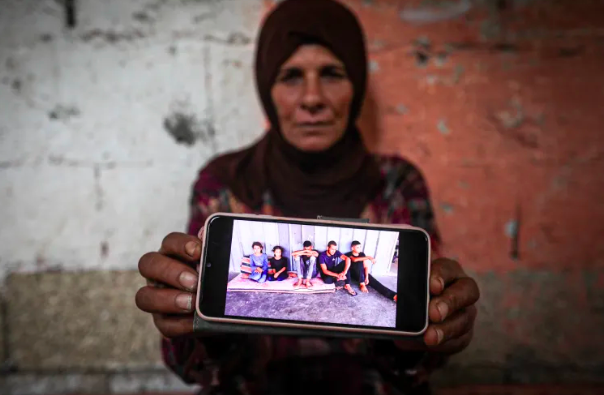 Agzaya al-Karaan was separated from her 12 children after she was deported to Gaza